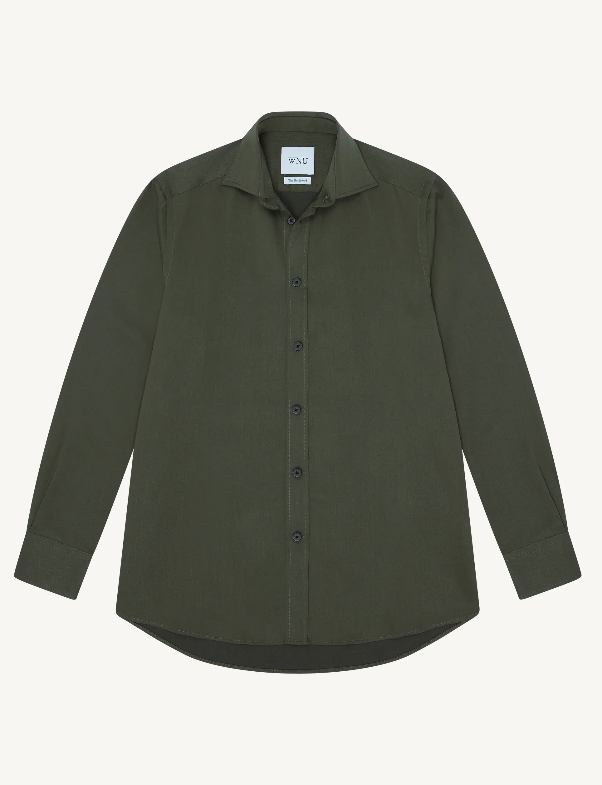 The Boyfriend: TENCEL™ Lyocell, Khaki - With Nothing Underneath