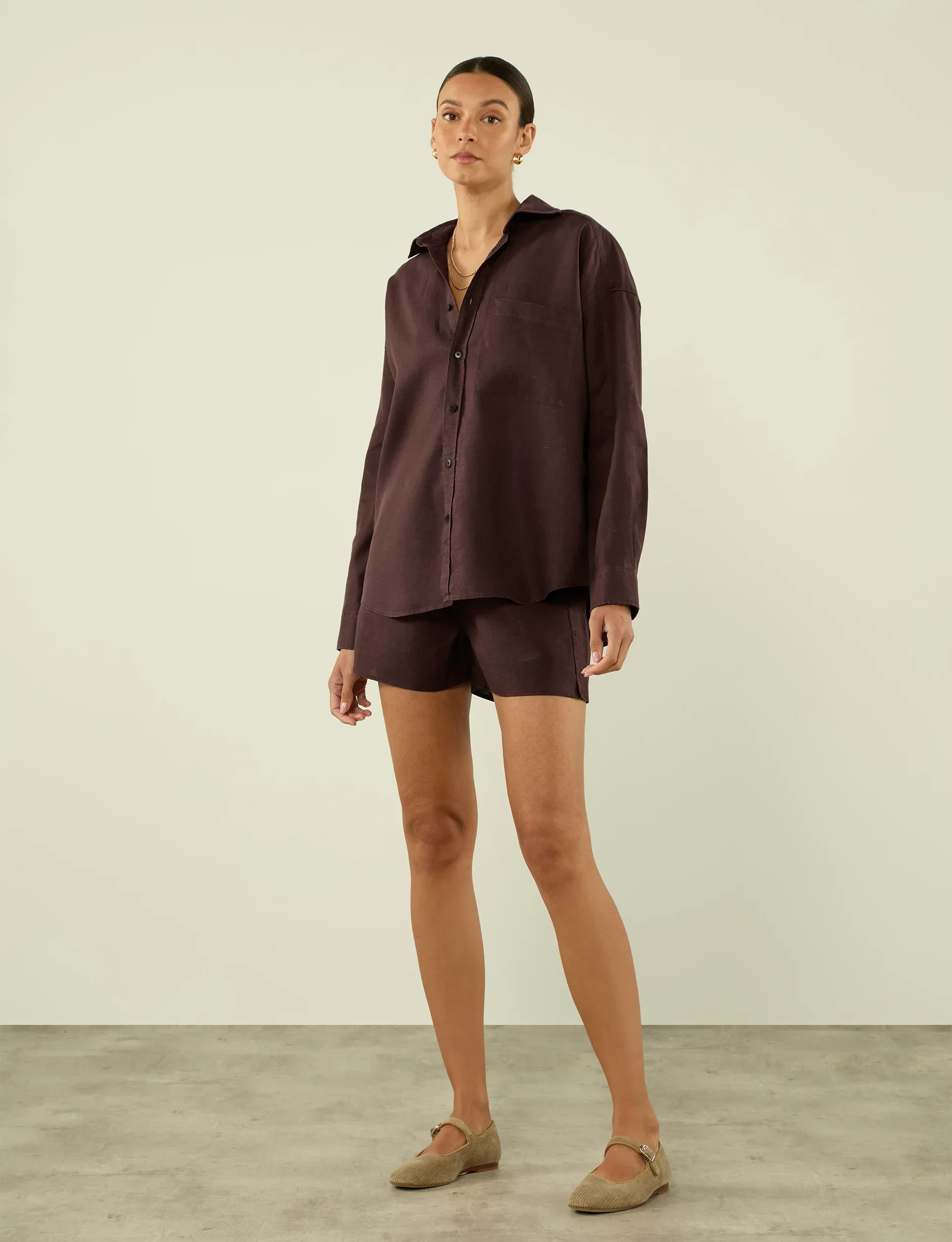 The Boxer: Hemp, Chocolate - With Nothing Underneath