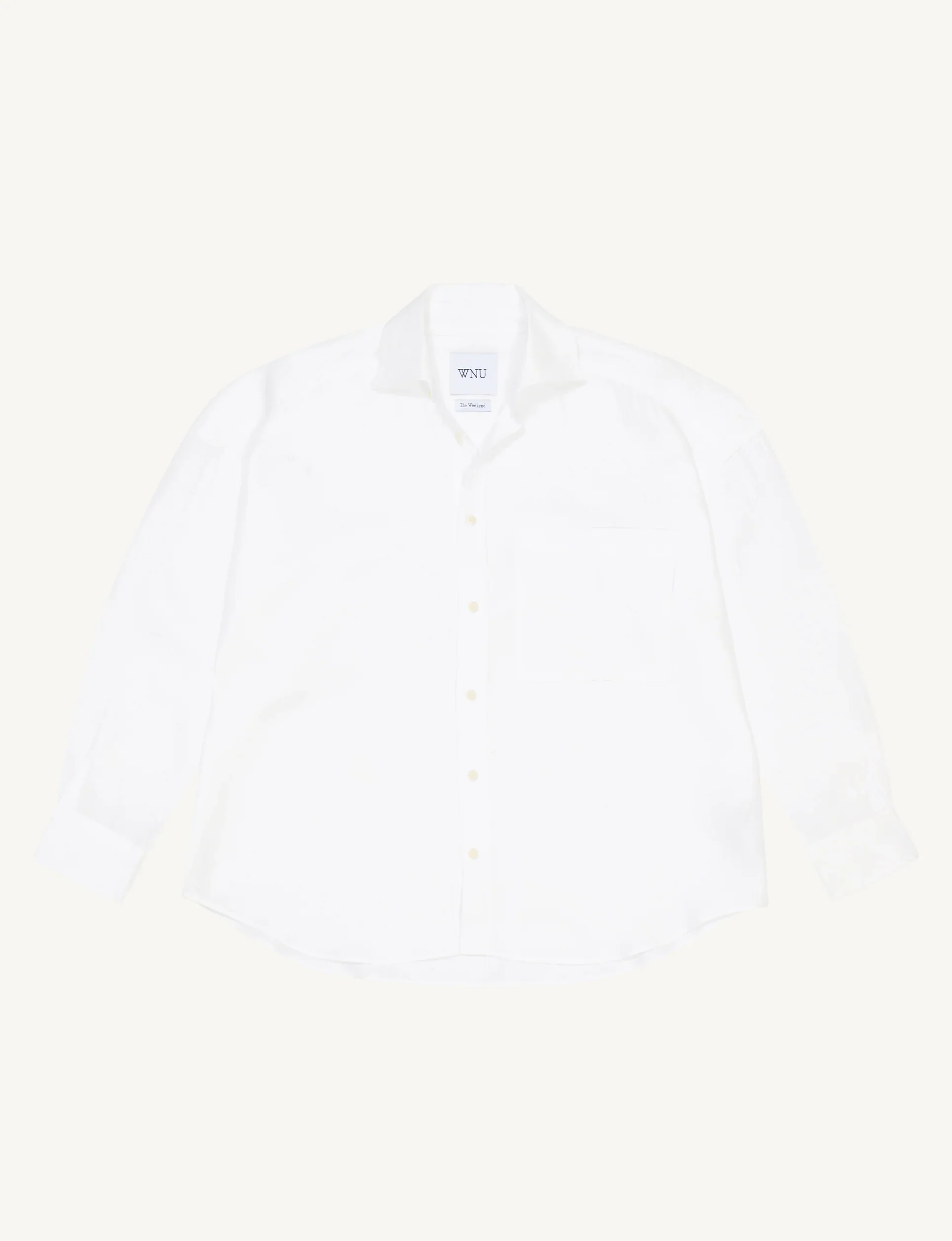 The Weekend: Hemp, White - With Nothing Underneath