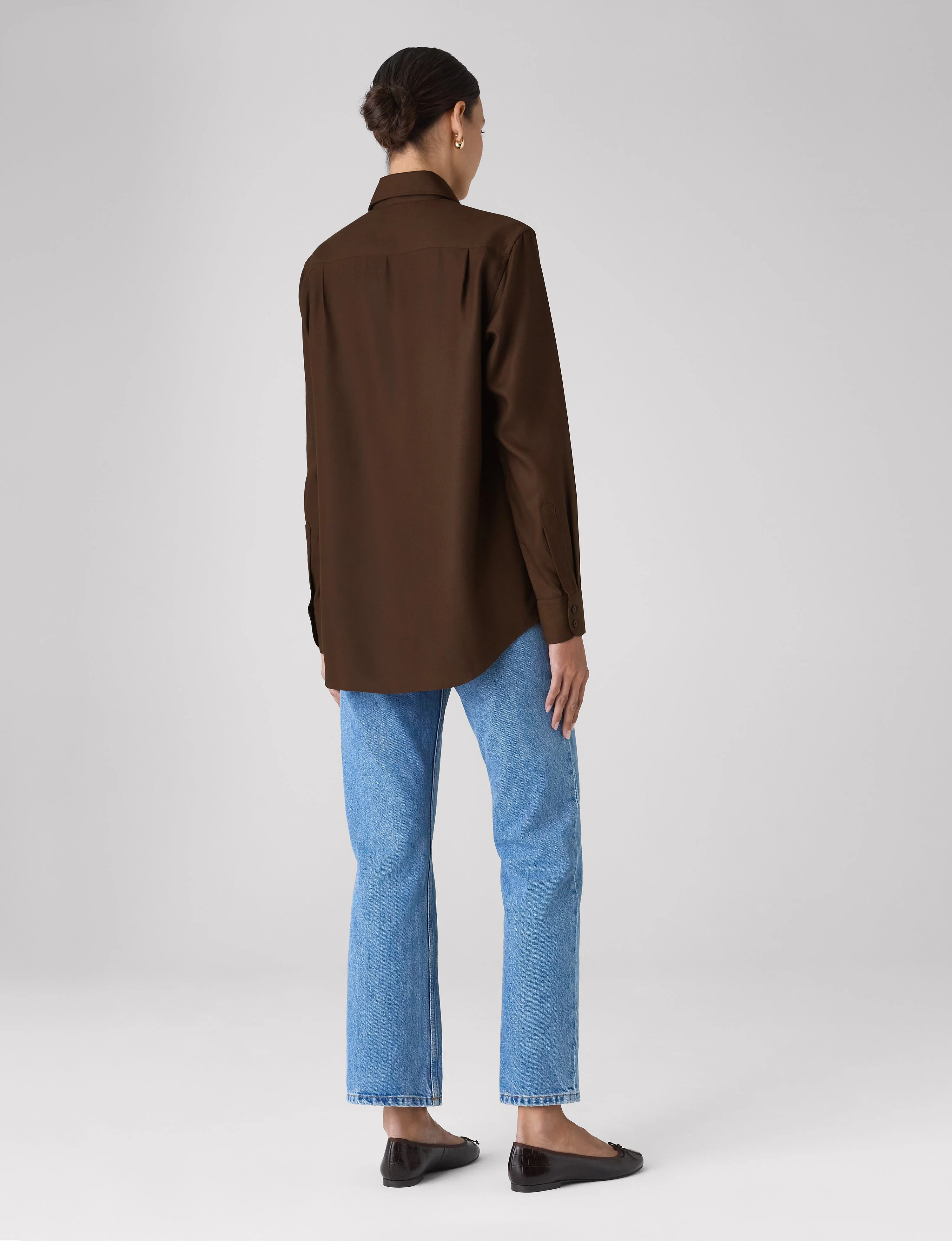 The Boyfriend: TENCEL™ Lyocell, Chocolate - With Nothing Underneath
