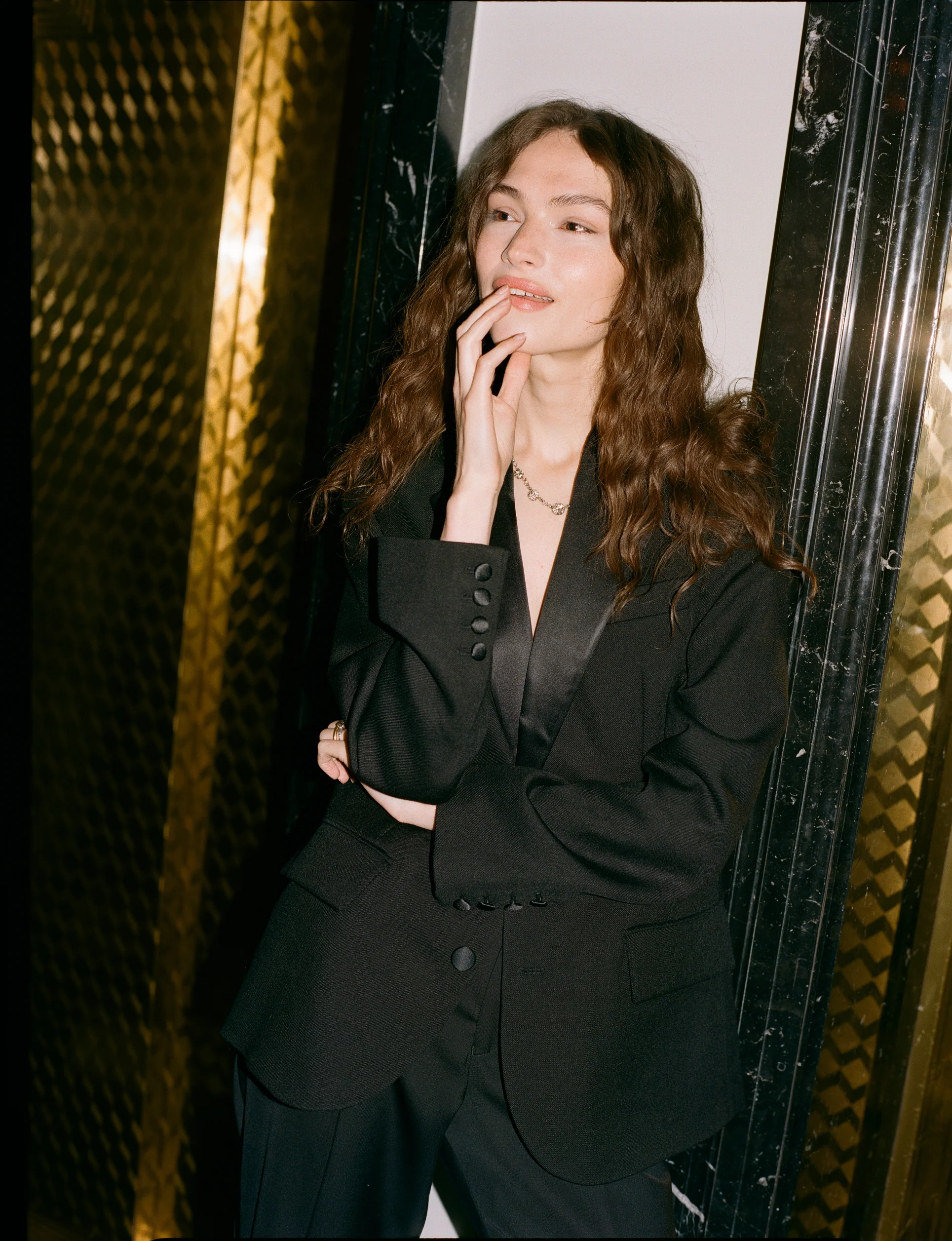 Hutton Tuxedo: Wool, Black - With Nothing Underneath