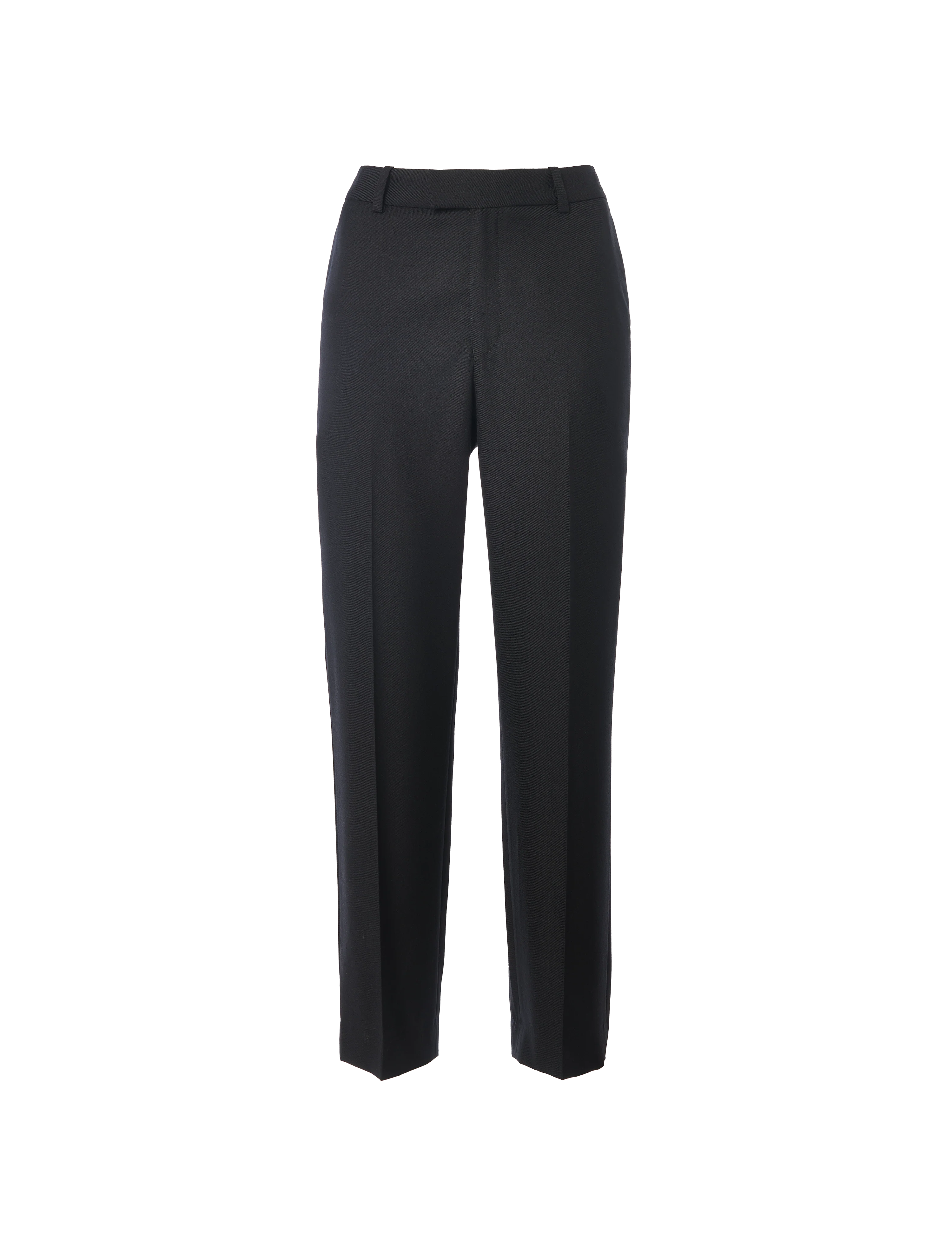 Regent Cigarette Trouser: Wool, Black - With Nothing Underneath