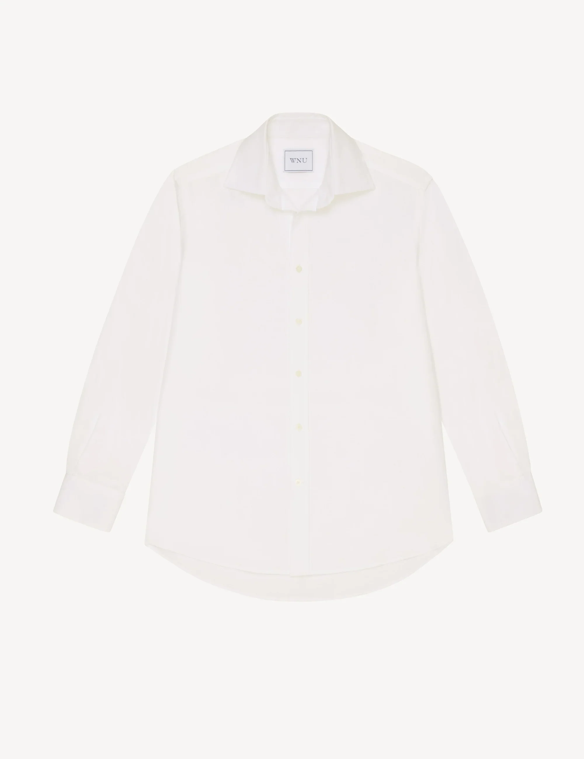 The Boyfriend: Oxford, White - With Nothing Underneath