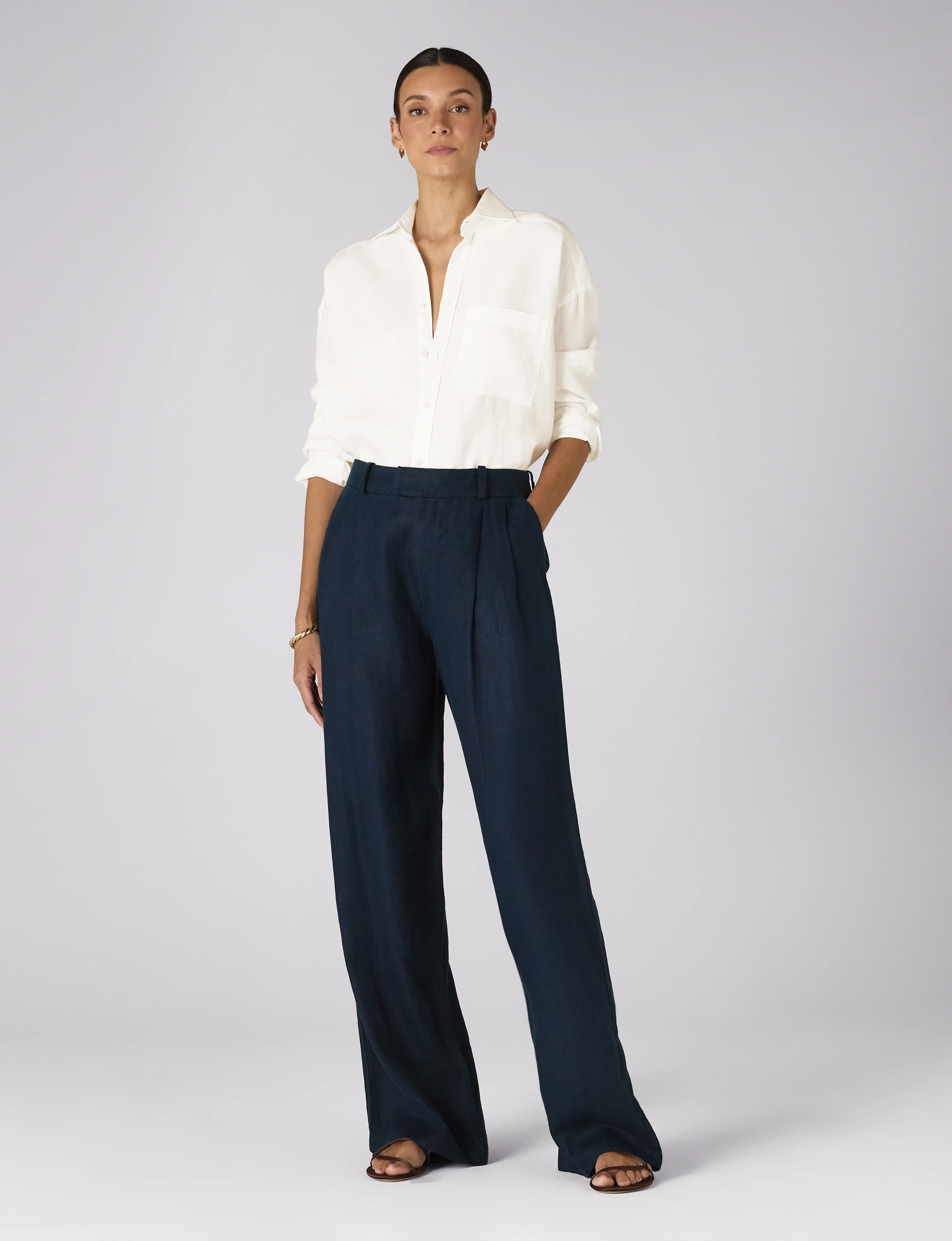 The Weekend: Hemp, White - With Nothing Underneath