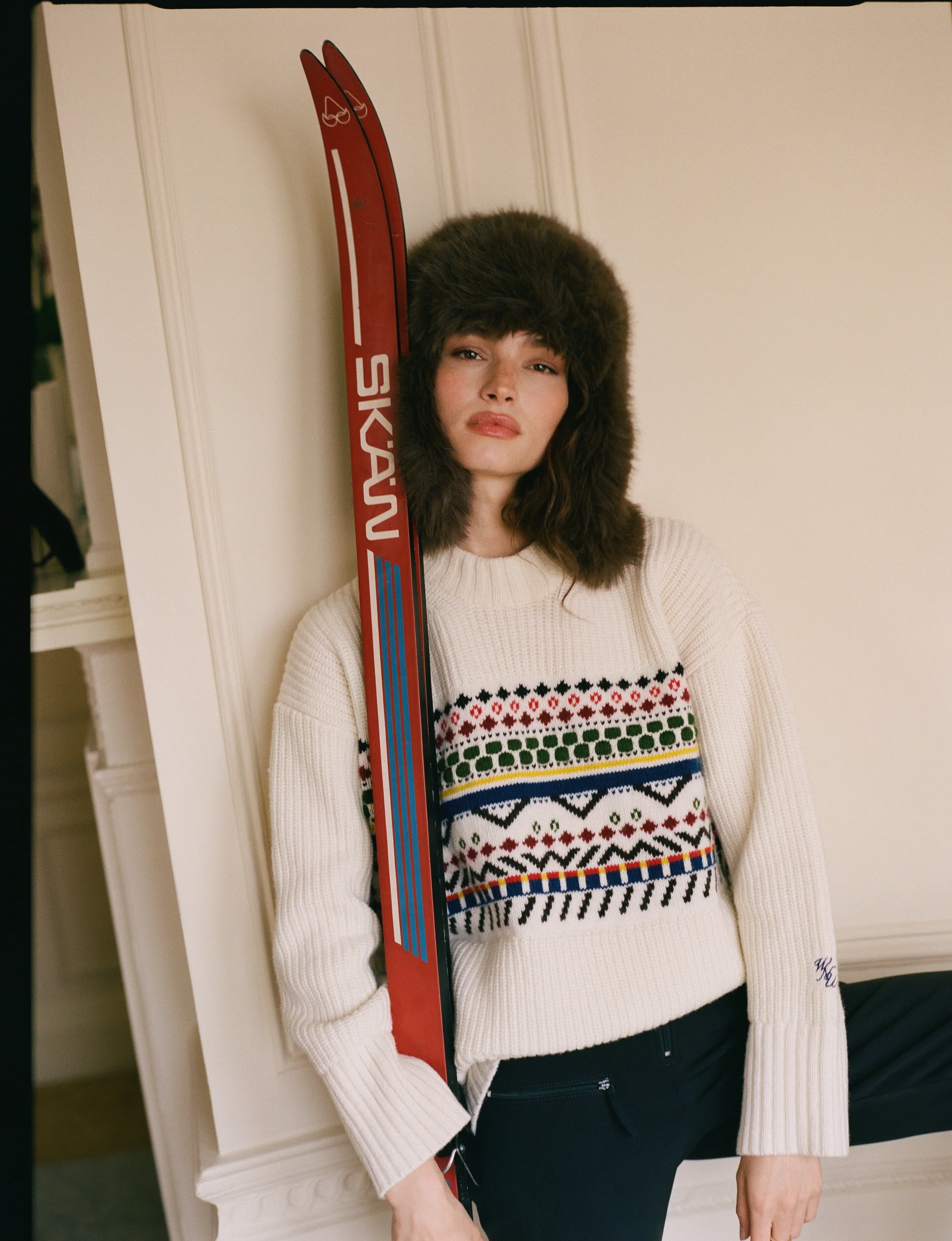 Chamonix Jumper: Wool, Multi - With Nothing Underneath