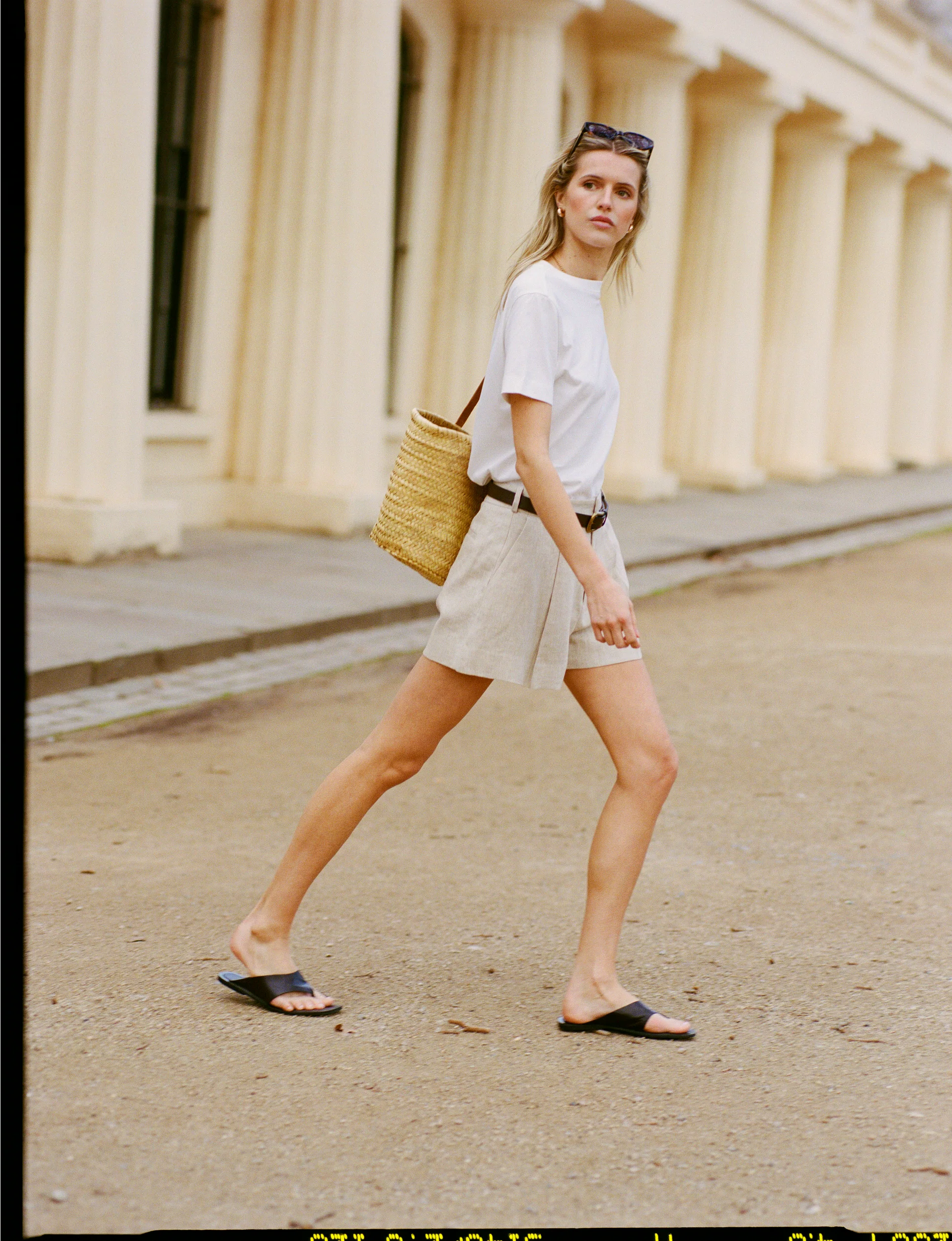 Penn Tailored Short: Linen, Oatmeal - With Nothing Underneath