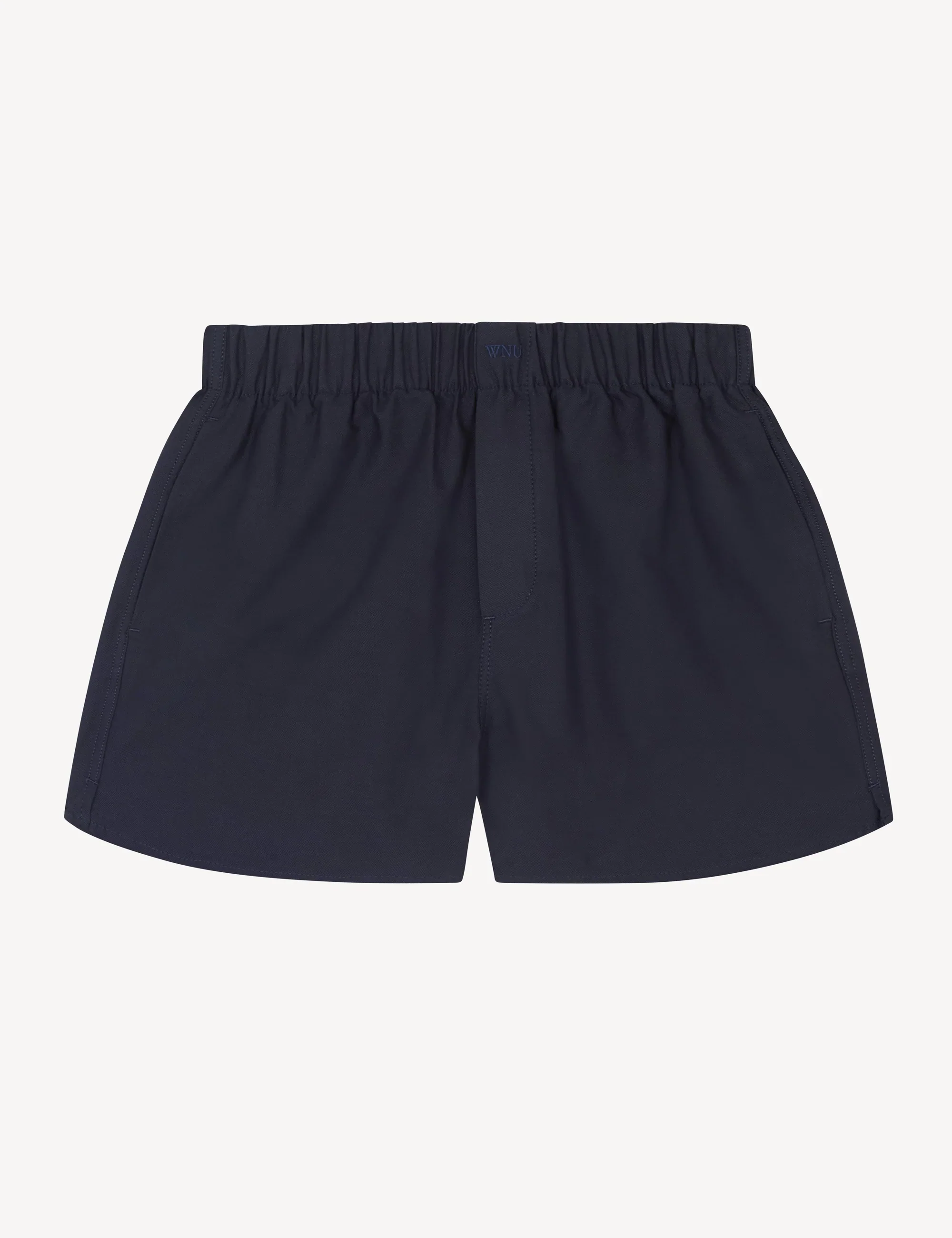 The Boxer: Oxford, Navy Blue - With Nothing Underneath