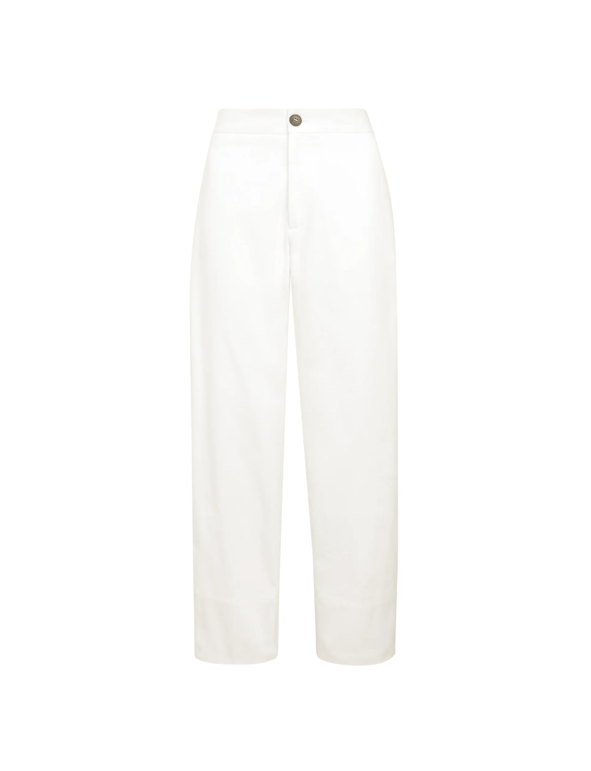 Chartwell Trouser: Cotton Twill, Off White - With Nothing Underneath