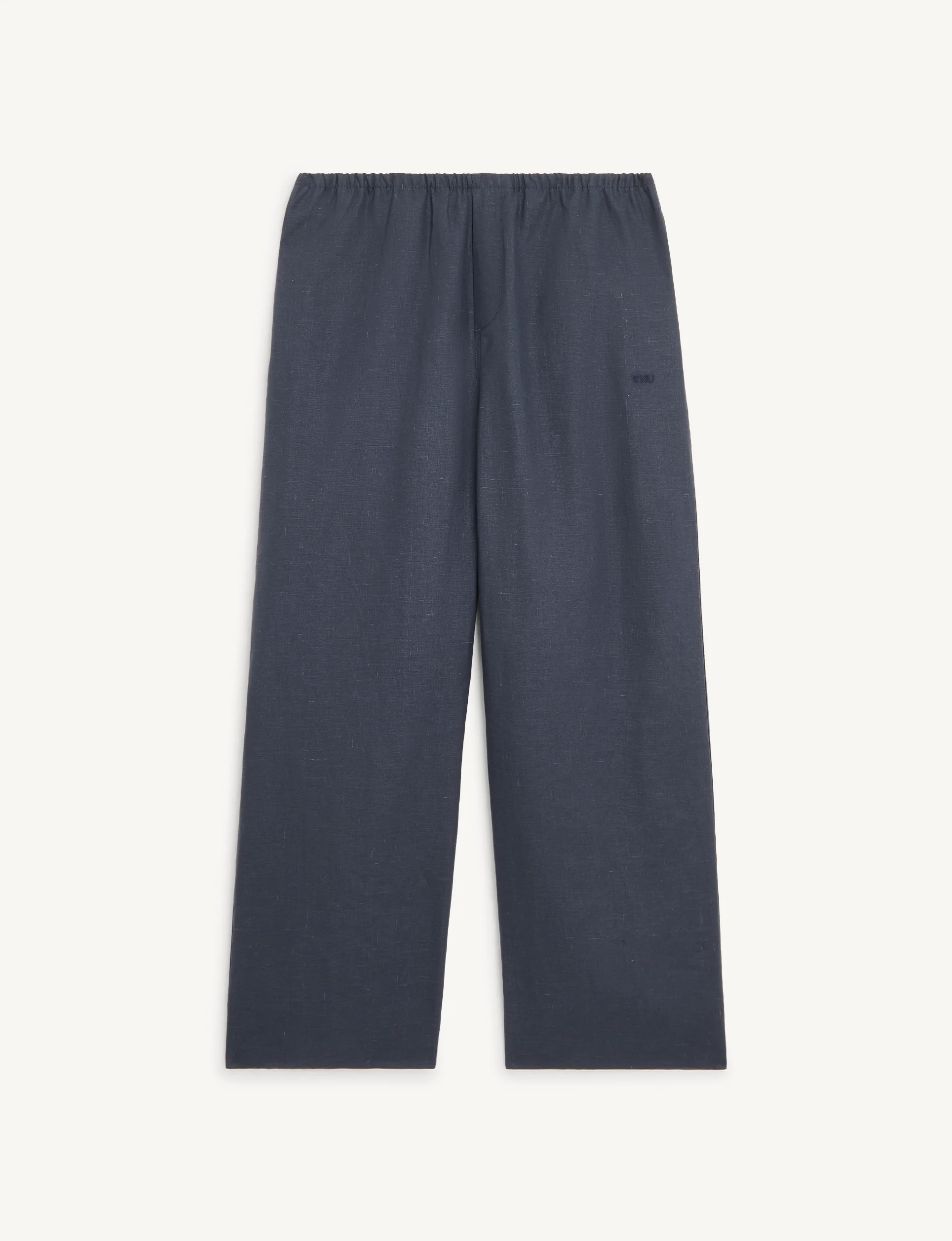 Bay Trouser: Hemp, Navy Blue - With Nothing Underneath