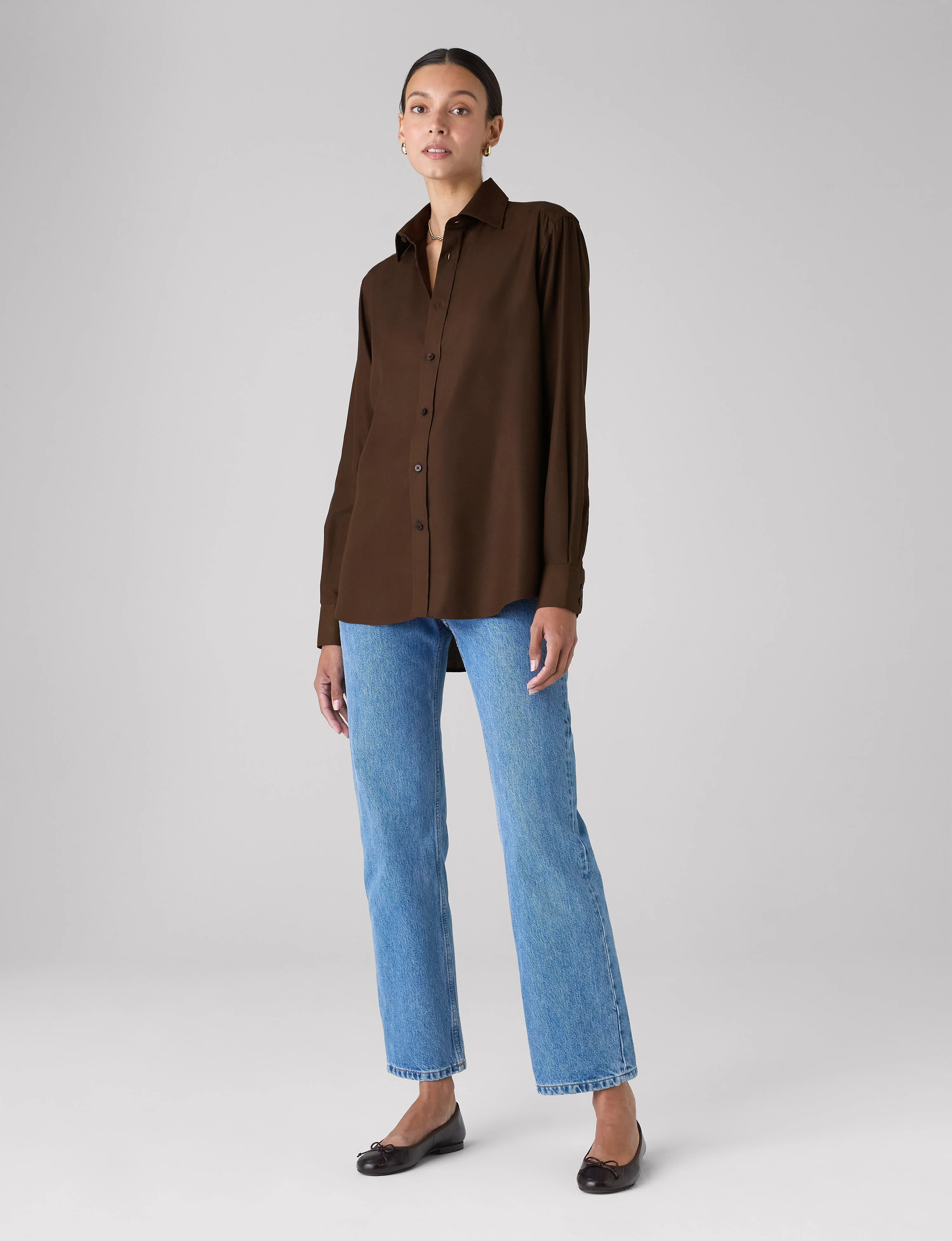 The Boyfriend: TENCEL™ Lyocell, Chocolate - With Nothing Underneath