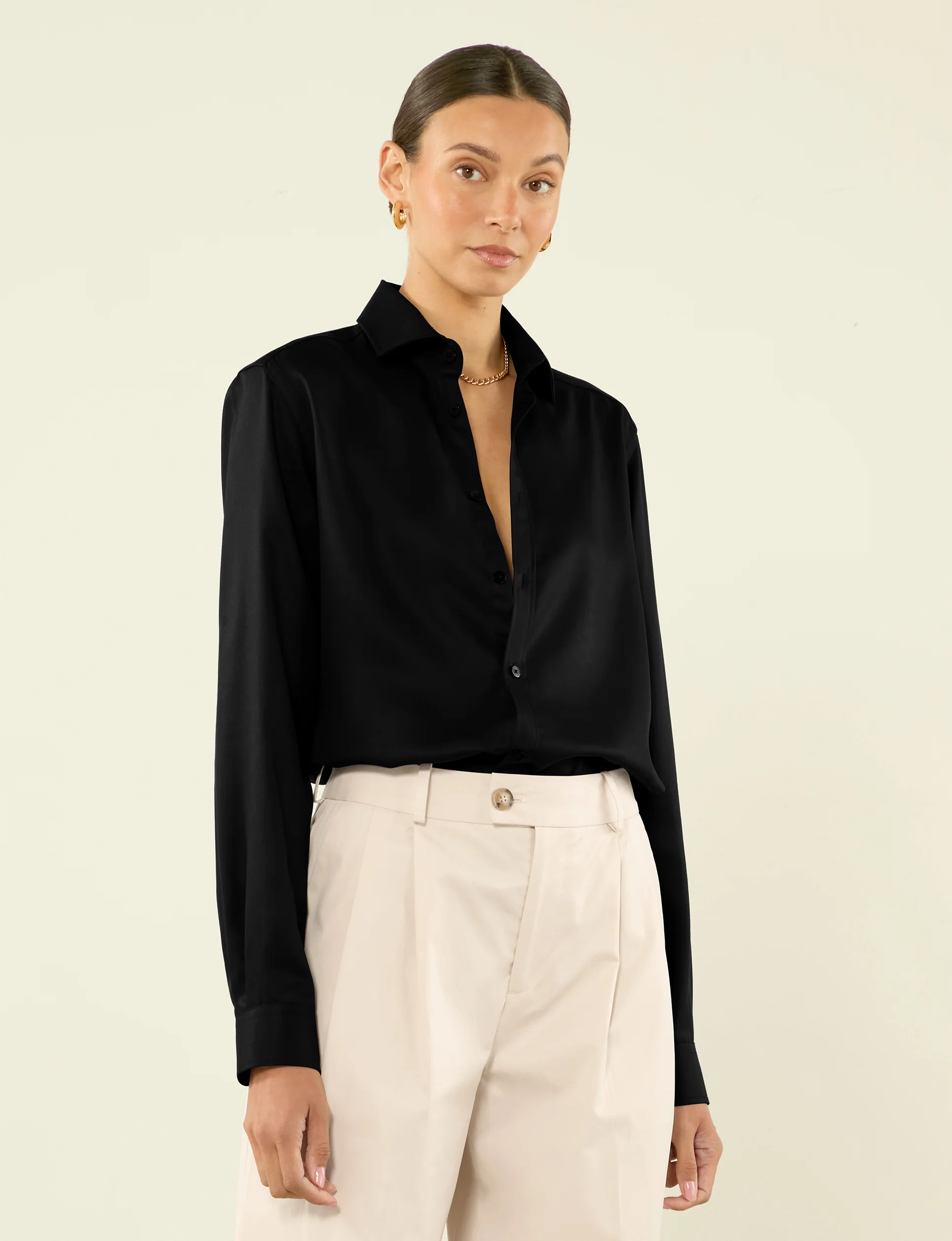 The Classic: TENCEL™ Lyocell, Black - With Nothing Underneath