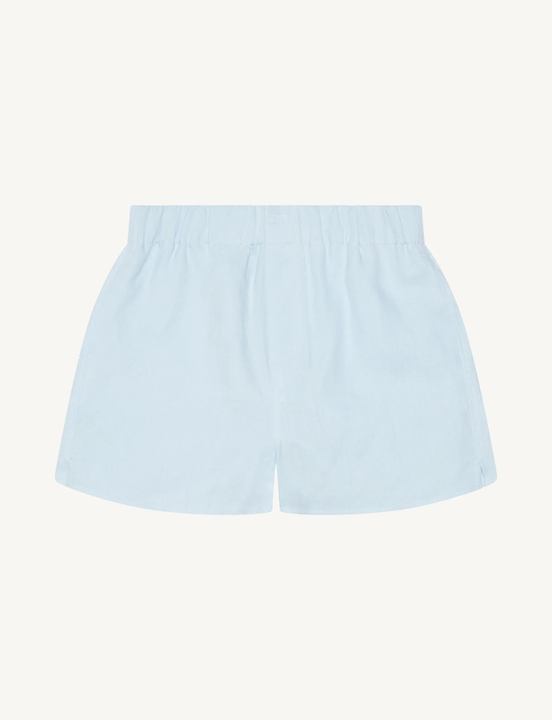 The Boxer: Hemp, Periwinkle Blue - With Nothing Underneath