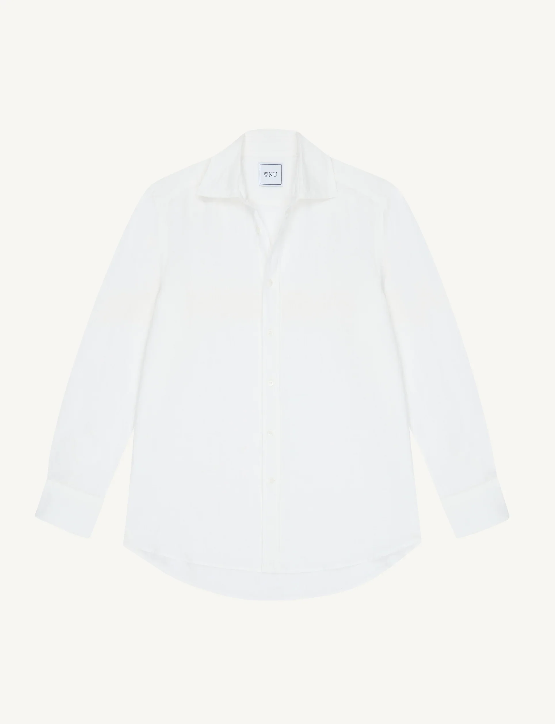 The Boyfriend: Linen, White - With Nothing Underneath