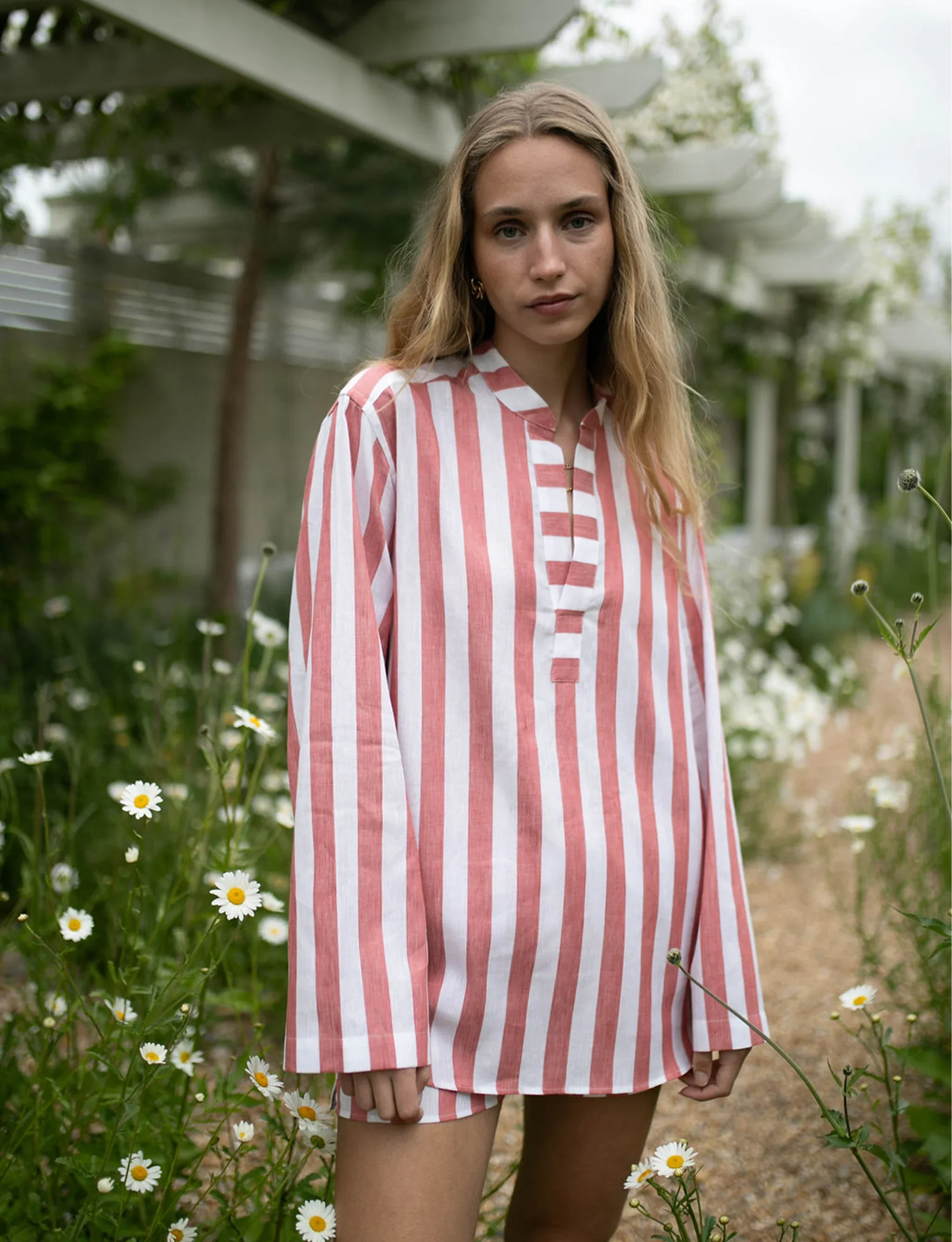 Ada: Weave, Strawberry Stripe - With Nothing Underneath