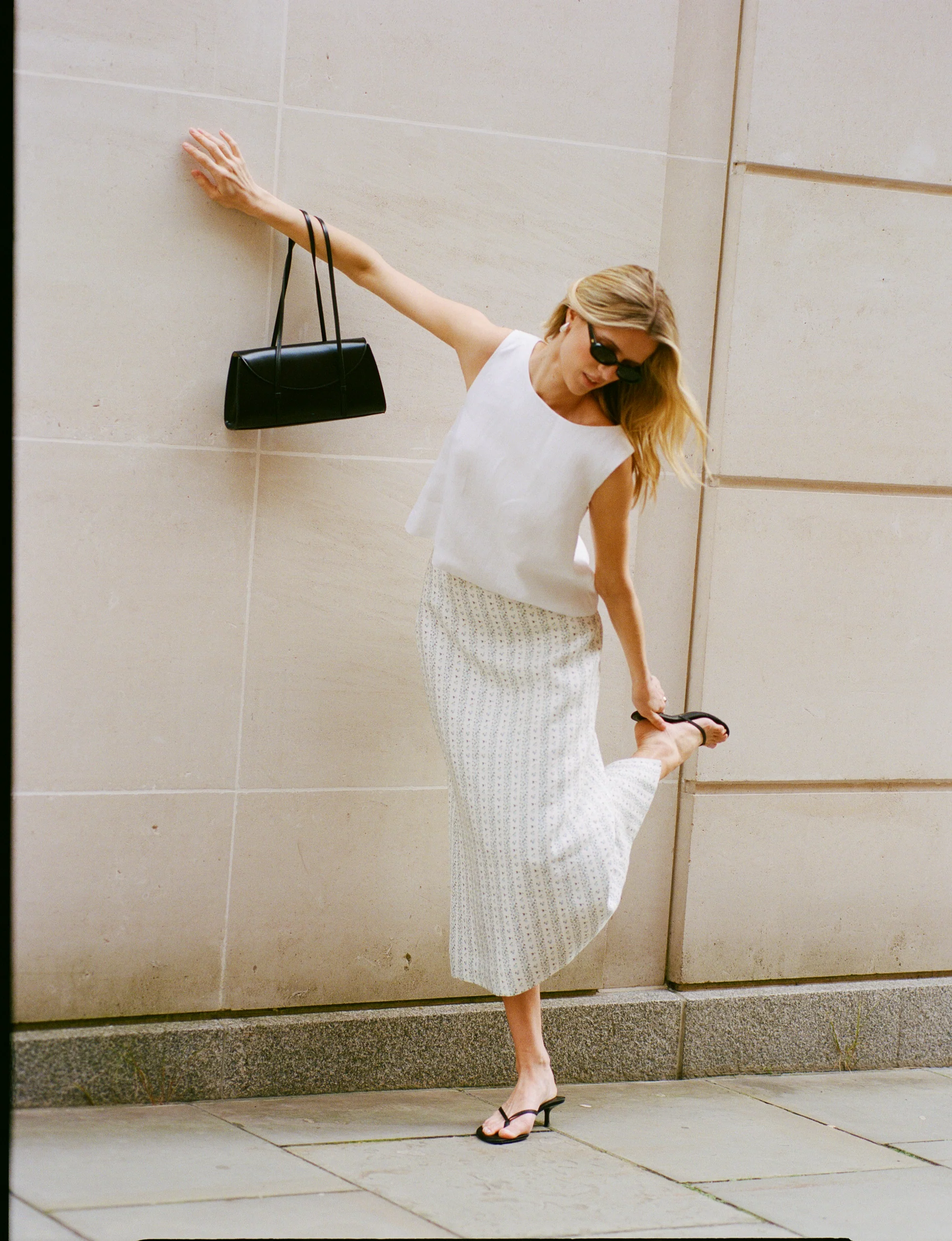 Jackie Top: Linen, White - With Nothing Underneath