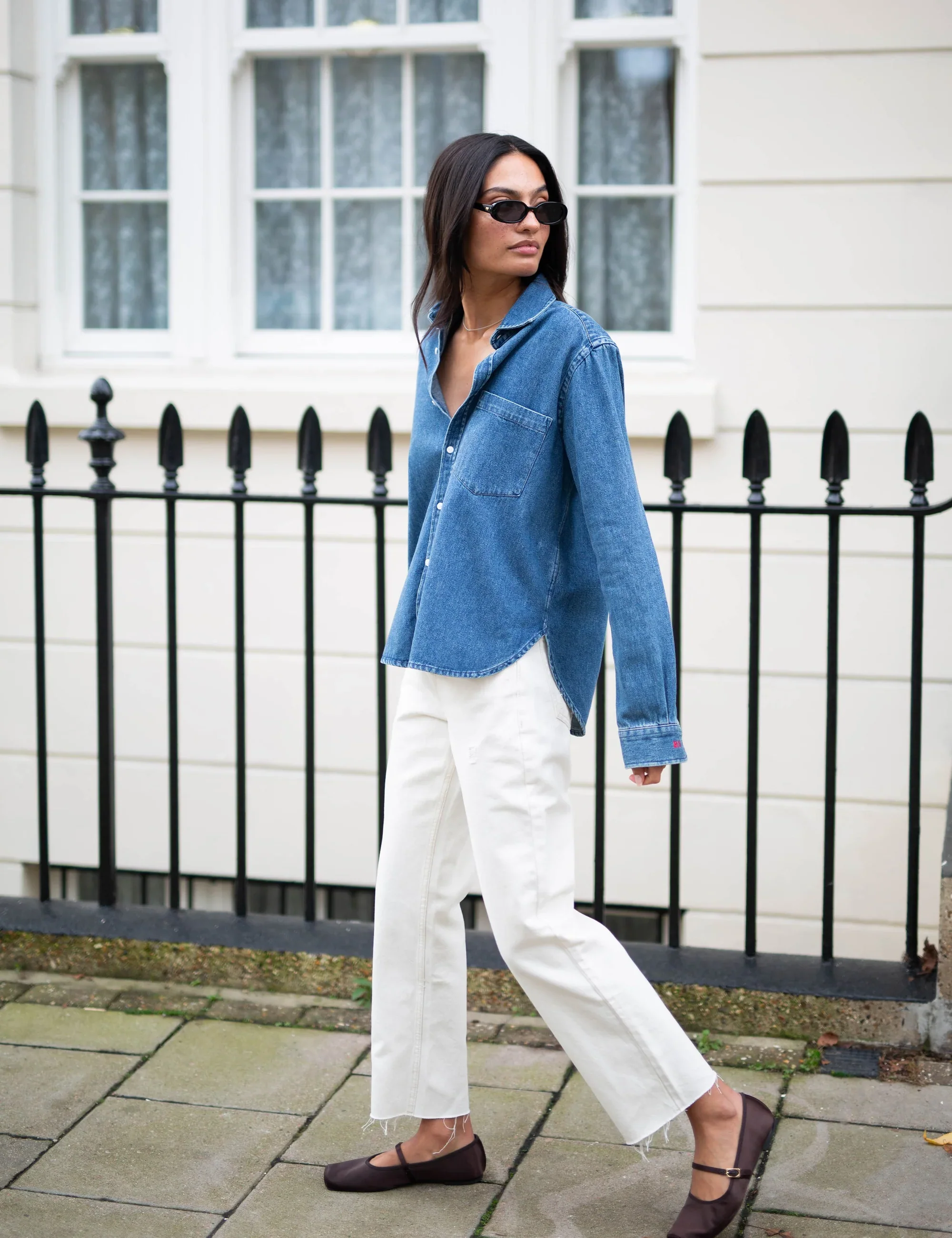 The Classic: Denim, Blue - With Nothing Underneath