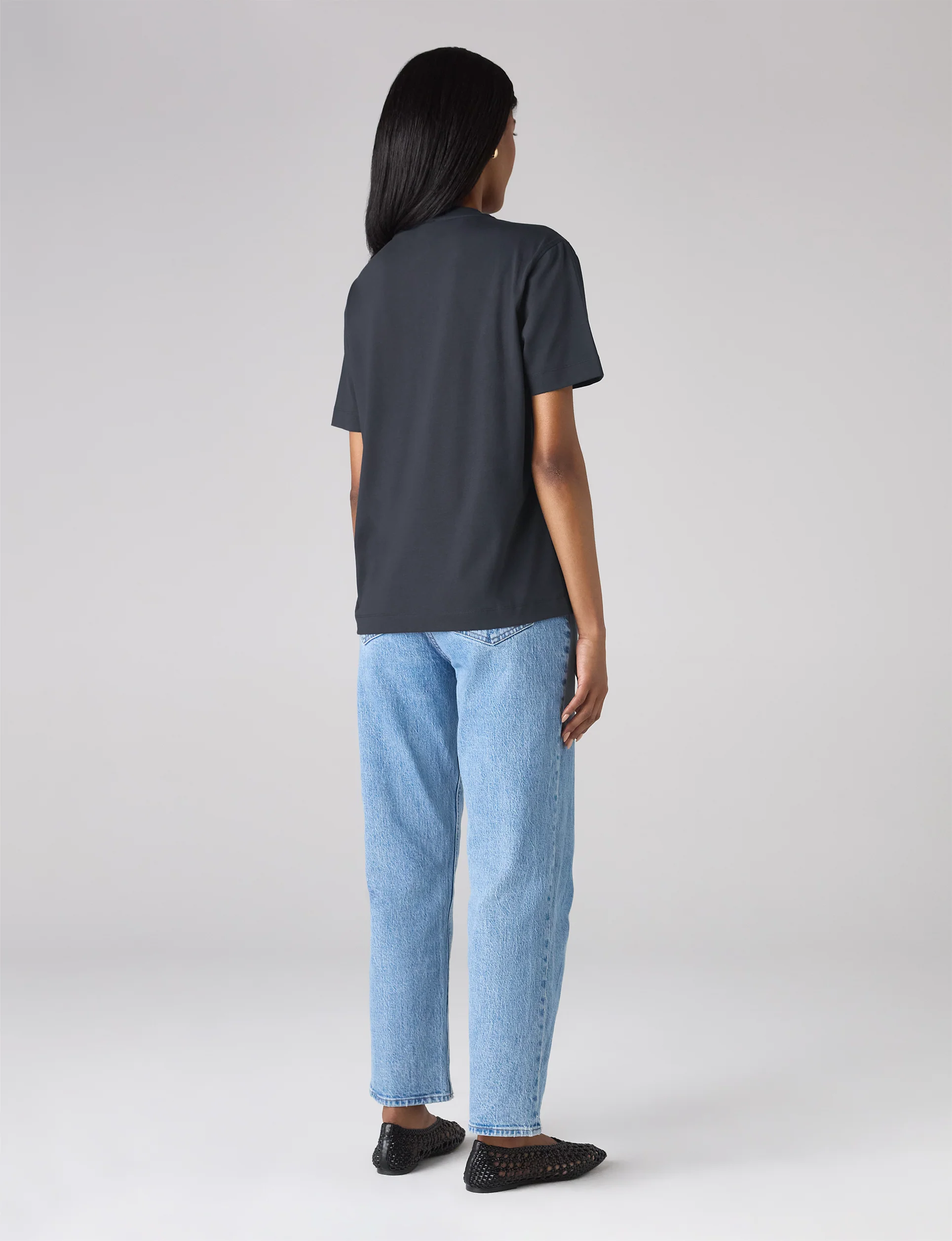 Soho T-Shirt: Cotton Jersey, Navy - With Nothing Underneath