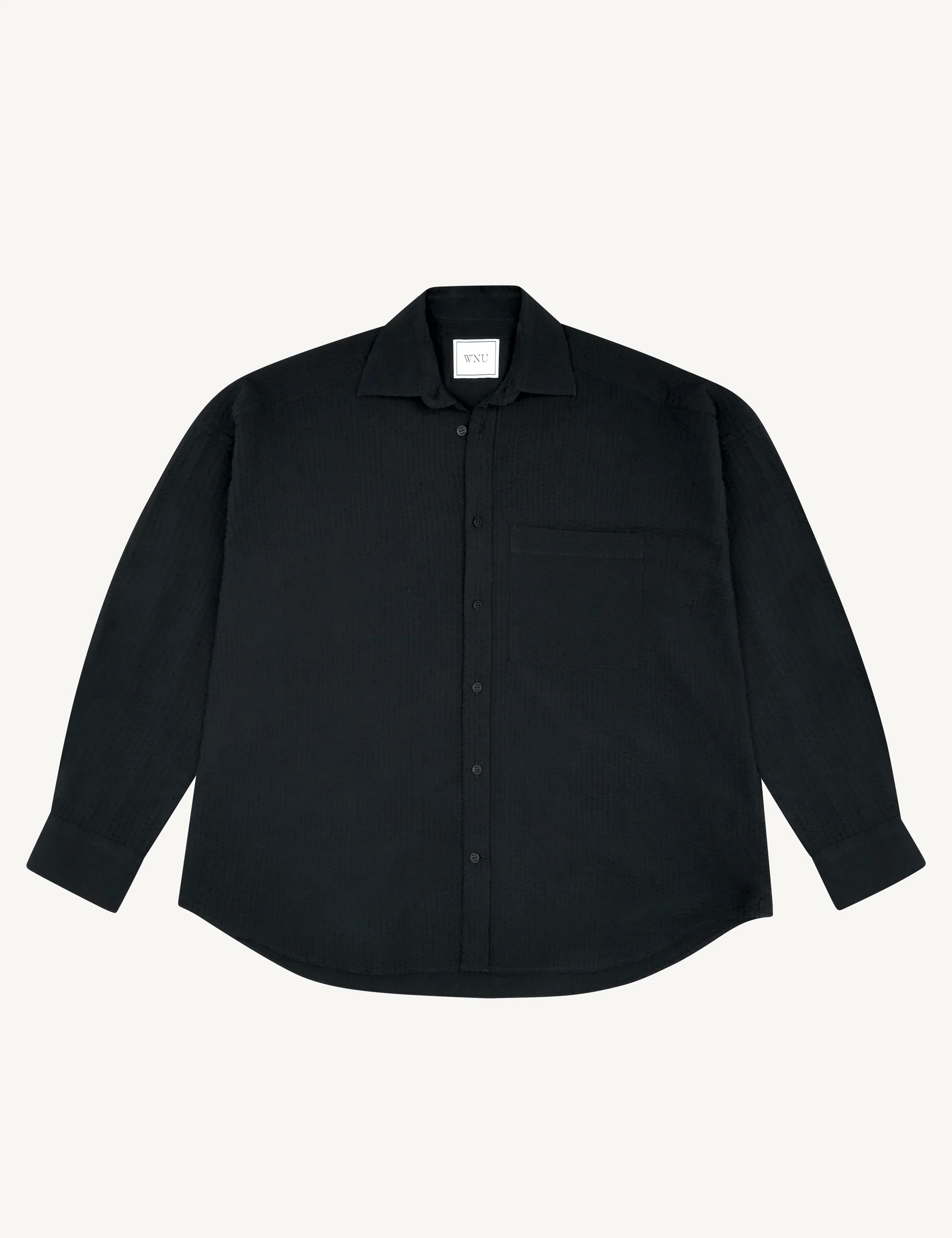 The Weekend: Seersucker, Navy Blue - With Nothing Underneath