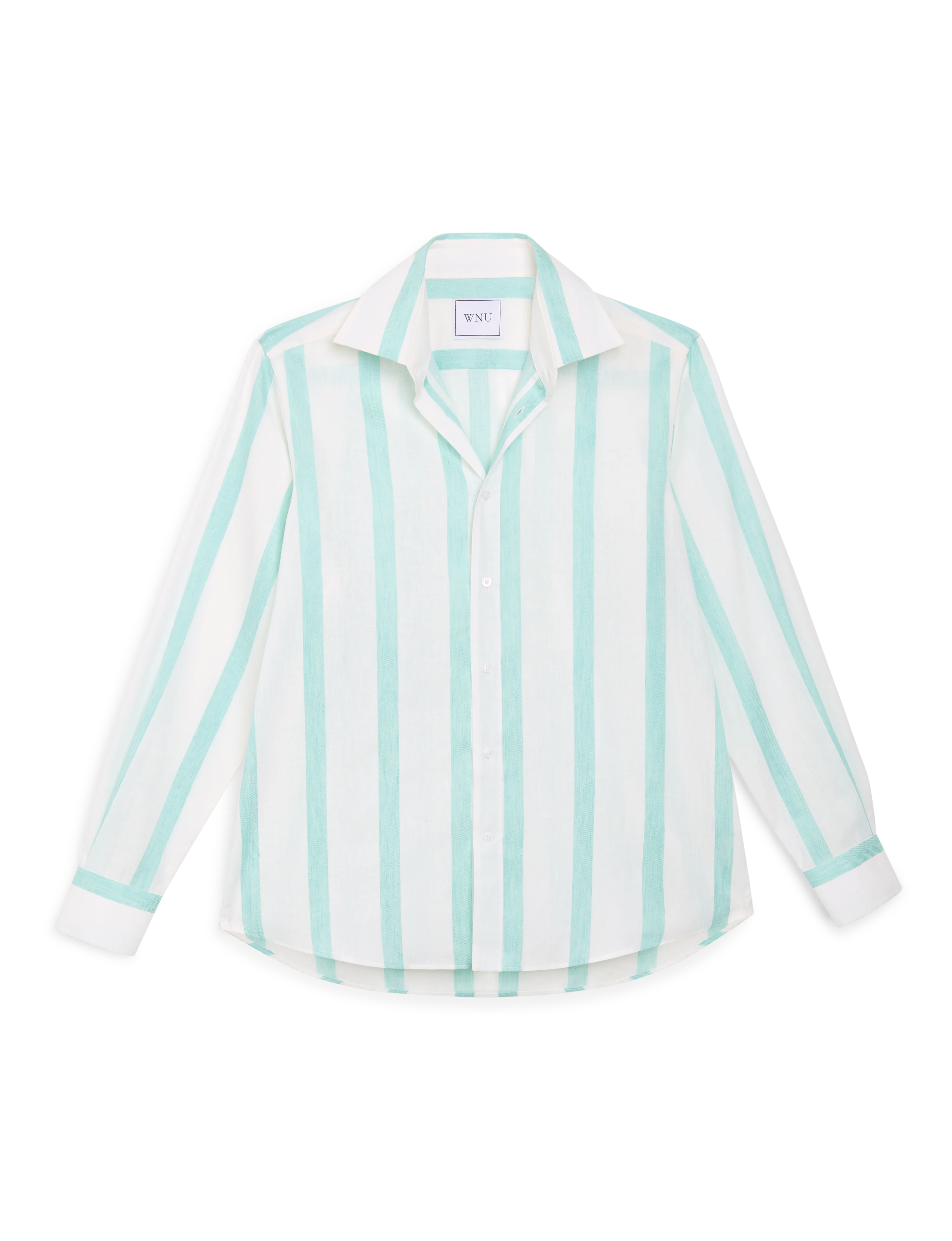 The Boyfriend: Weave, Mint Stripe - With Nothing Underneath
