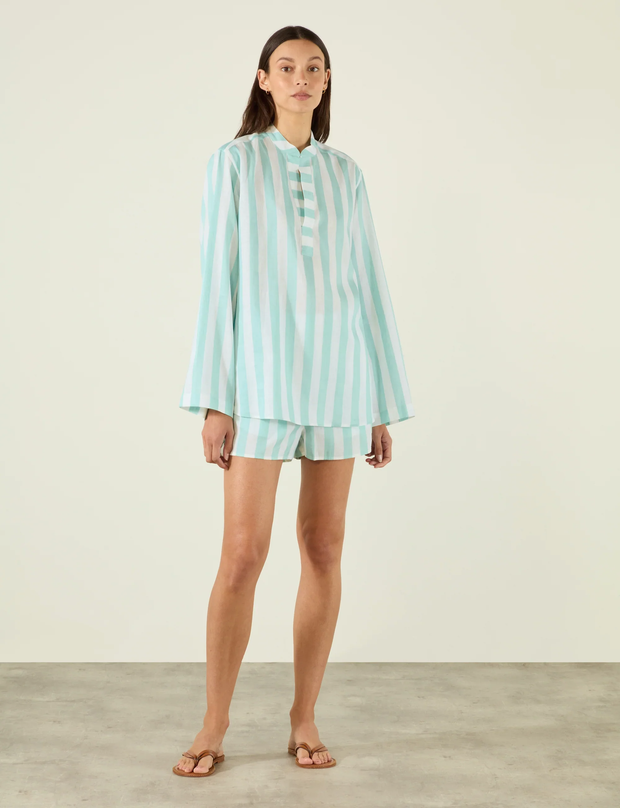 Ada: Weave, Mint Stripe - With Nothing Underneath