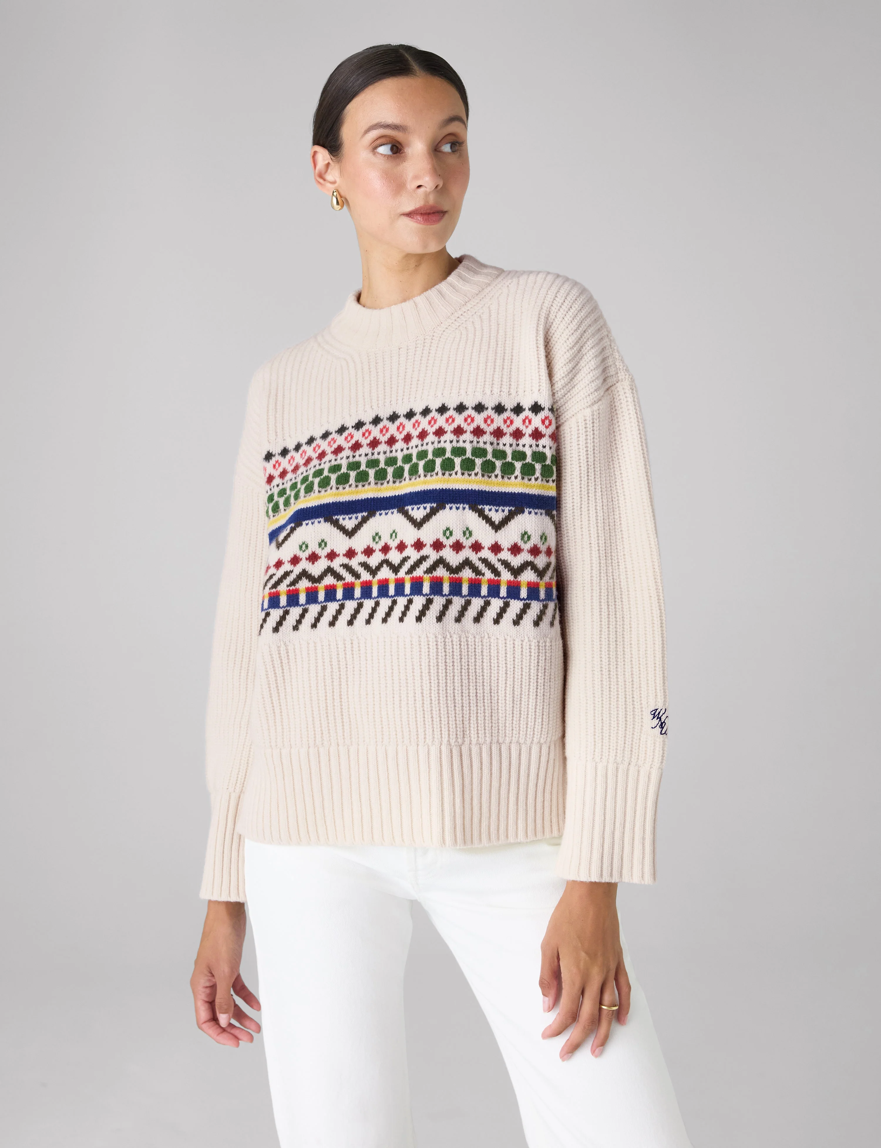 Chamonix Jumper: Wool, Multi - With Nothing Underneath