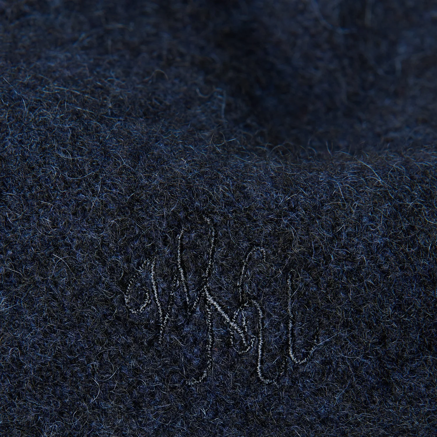 Mull Crew: Yak Wool, Navy Blue - With Nothing Underneath