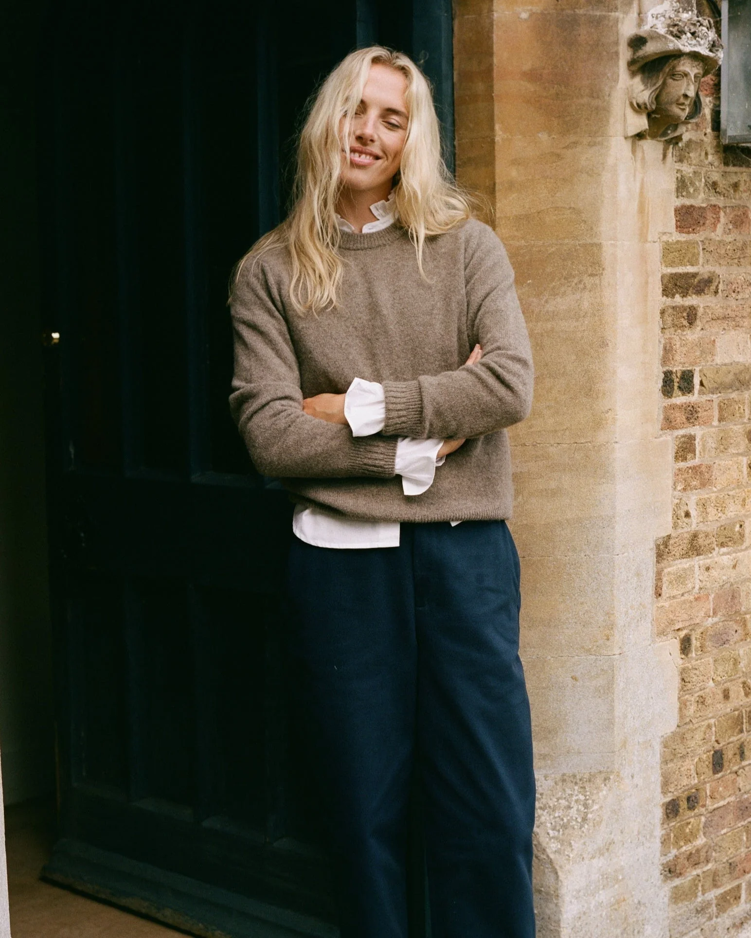 Mull Crew: Yak Wool, Coffee - With Nothing Underneath