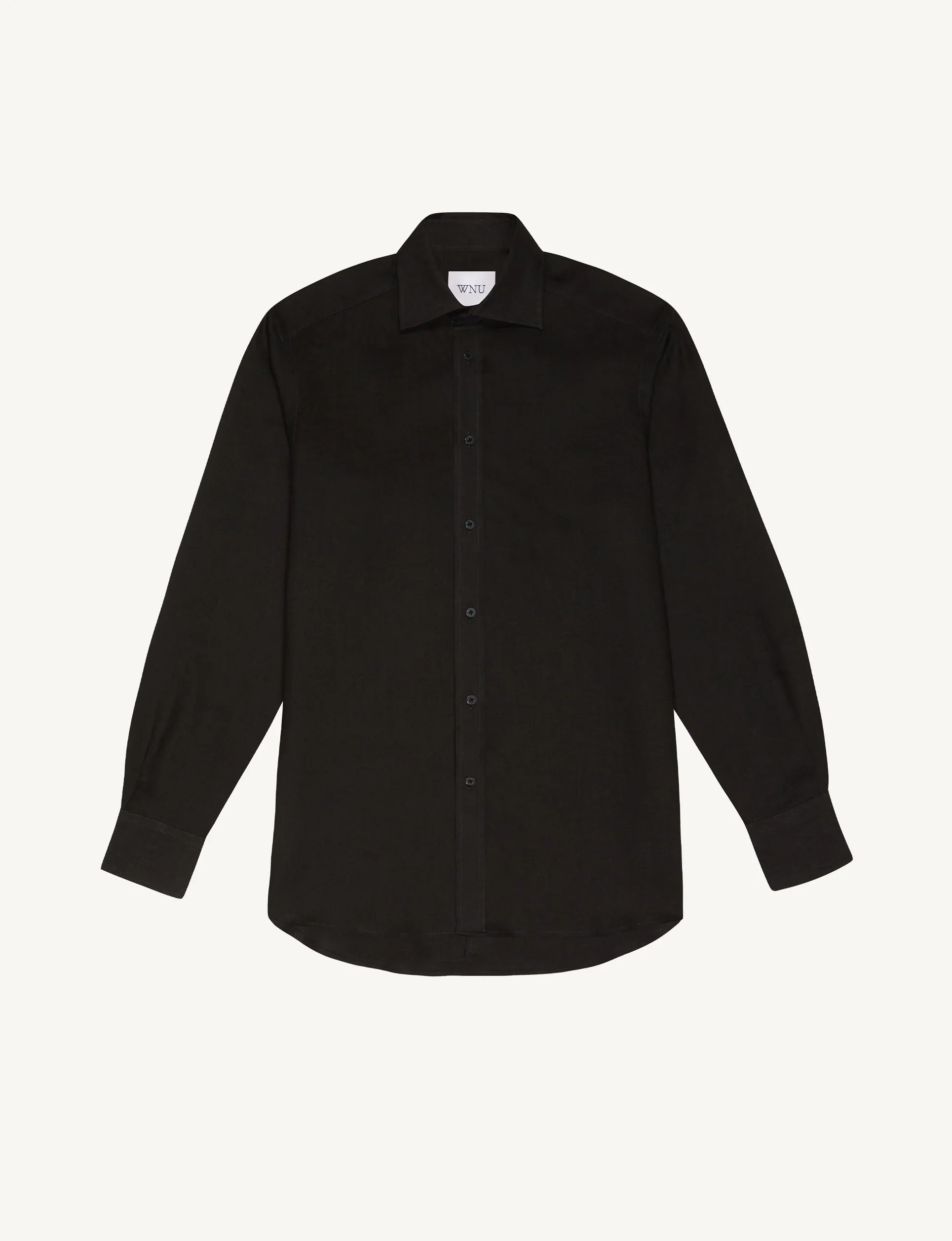 The Boyfriend: Linen, Black - With Nothing Underneath