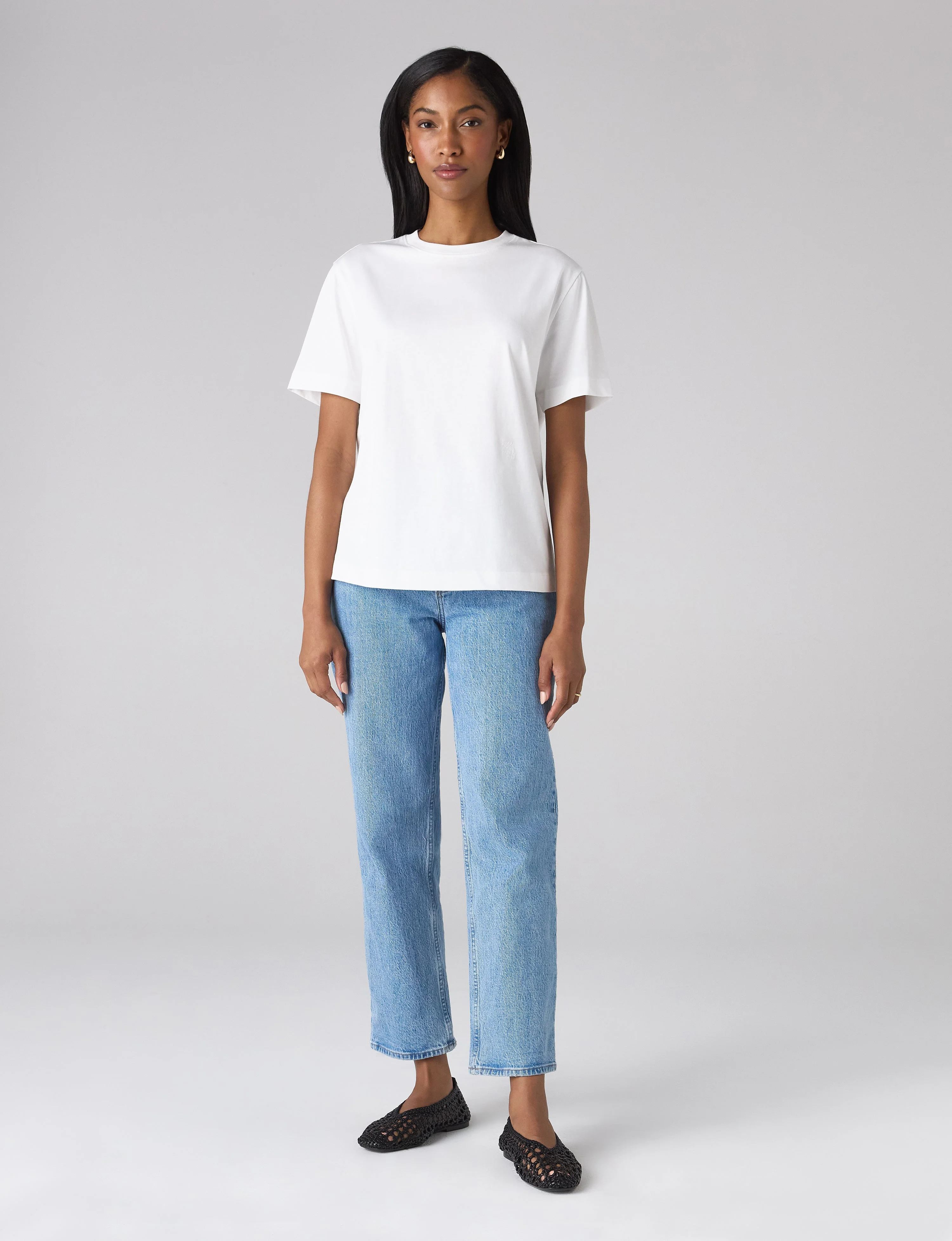 Soho T-Shirt: Cotton Jersey, White - With Nothing Underneath