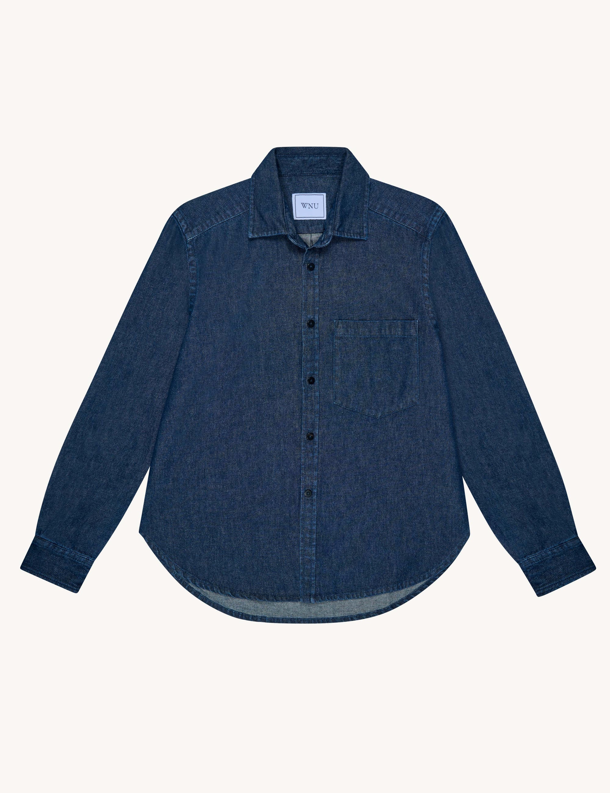 The Classic: Denim, Indigo - With Nothing Underneath