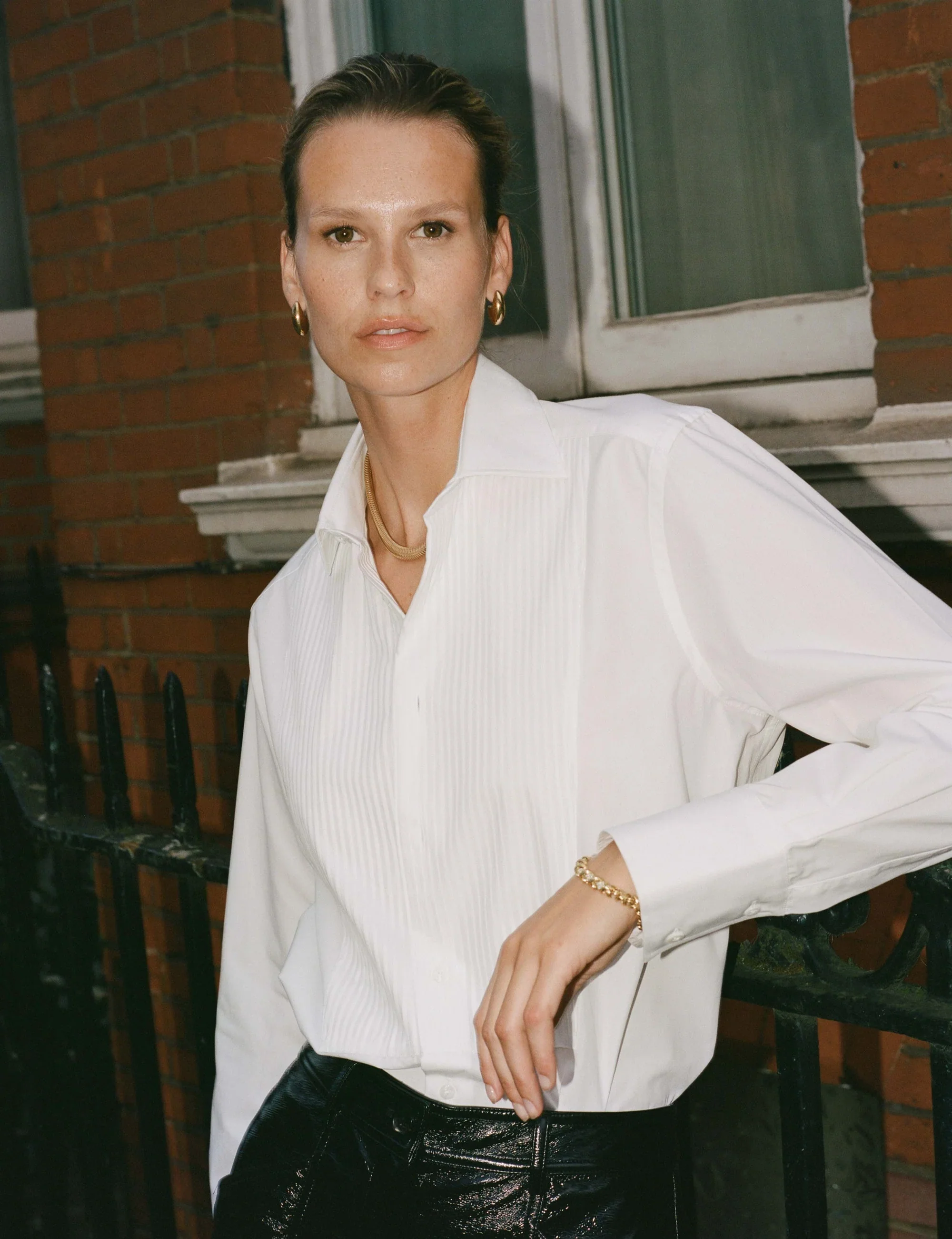 The Dress Shirt: Poplin, White - With Nothing Underneath