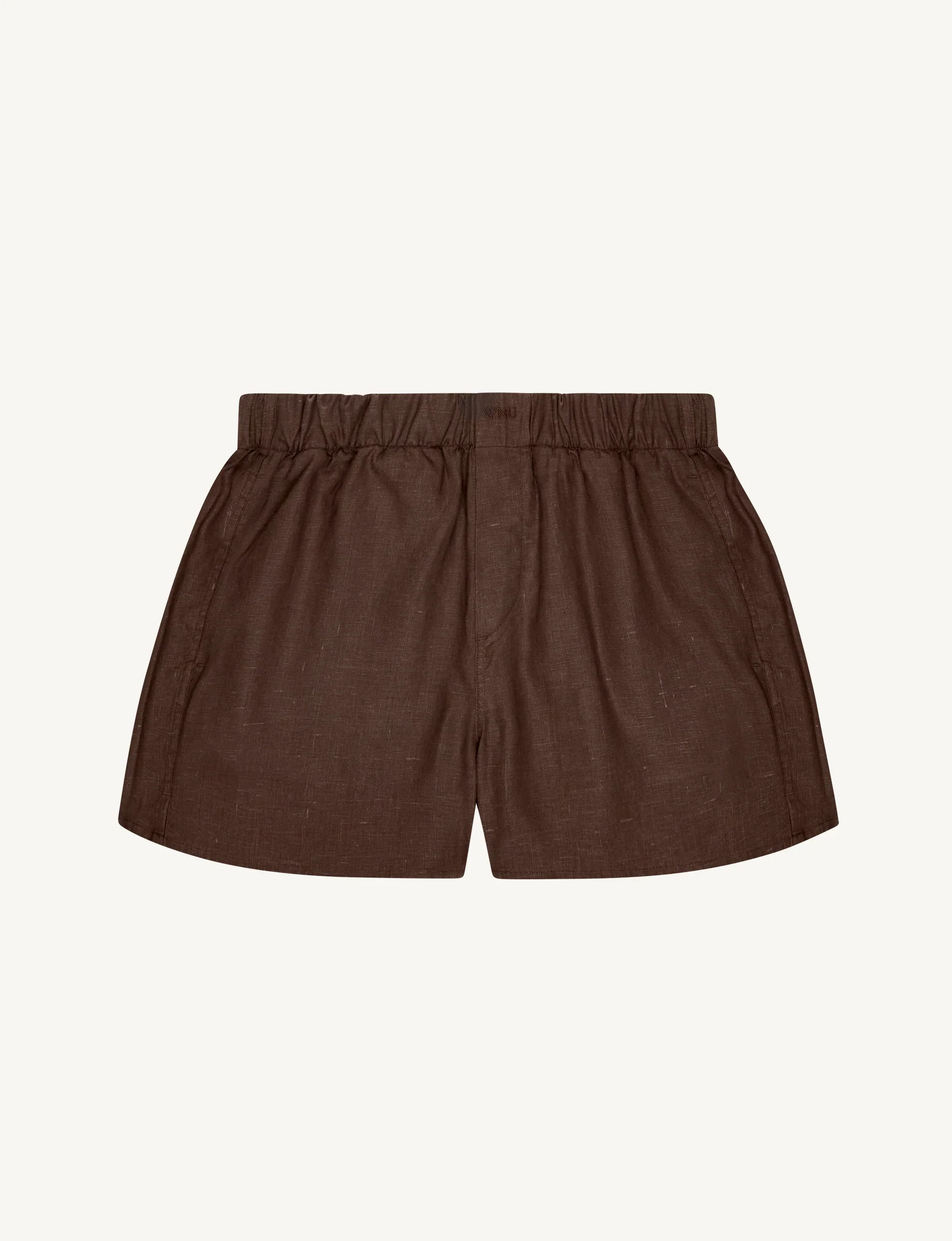 The Boxer: Hemp, Chocolate - With Nothing Underneath
