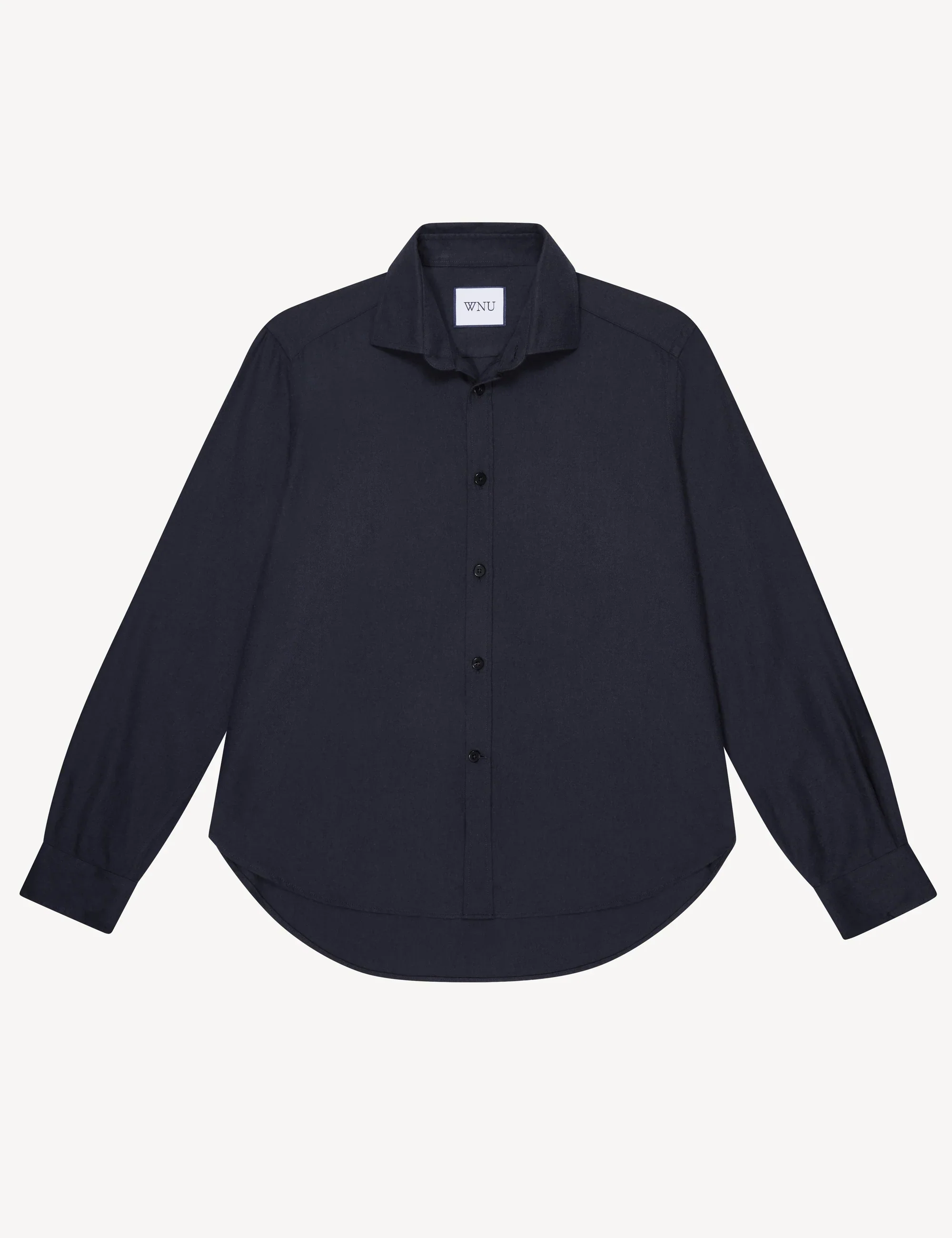 The Classic: Fine Brushed, Navy Blue - With Nothing Underneath