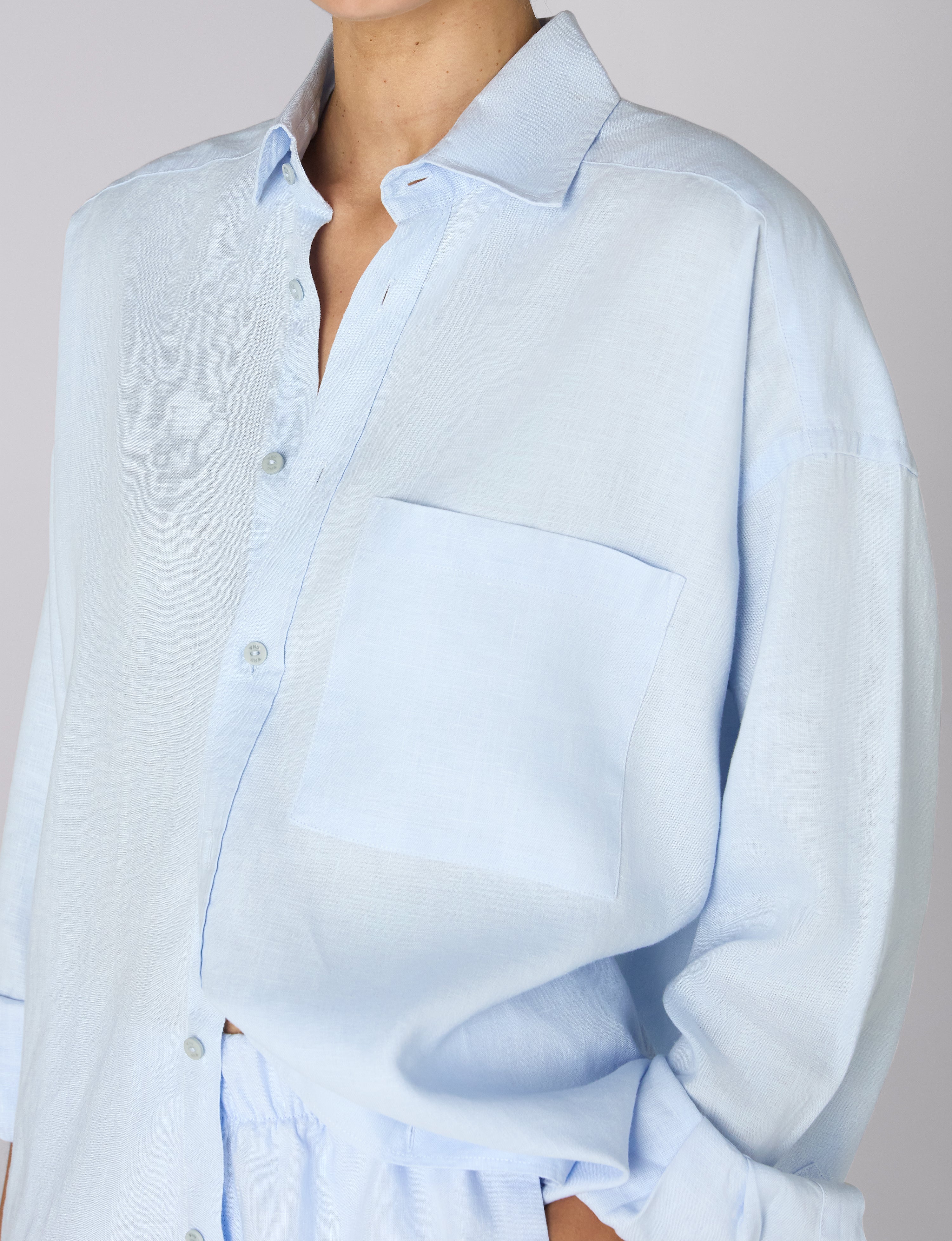The Weekend: Hemp, Periwinkle Blue - With Nothing Underneath