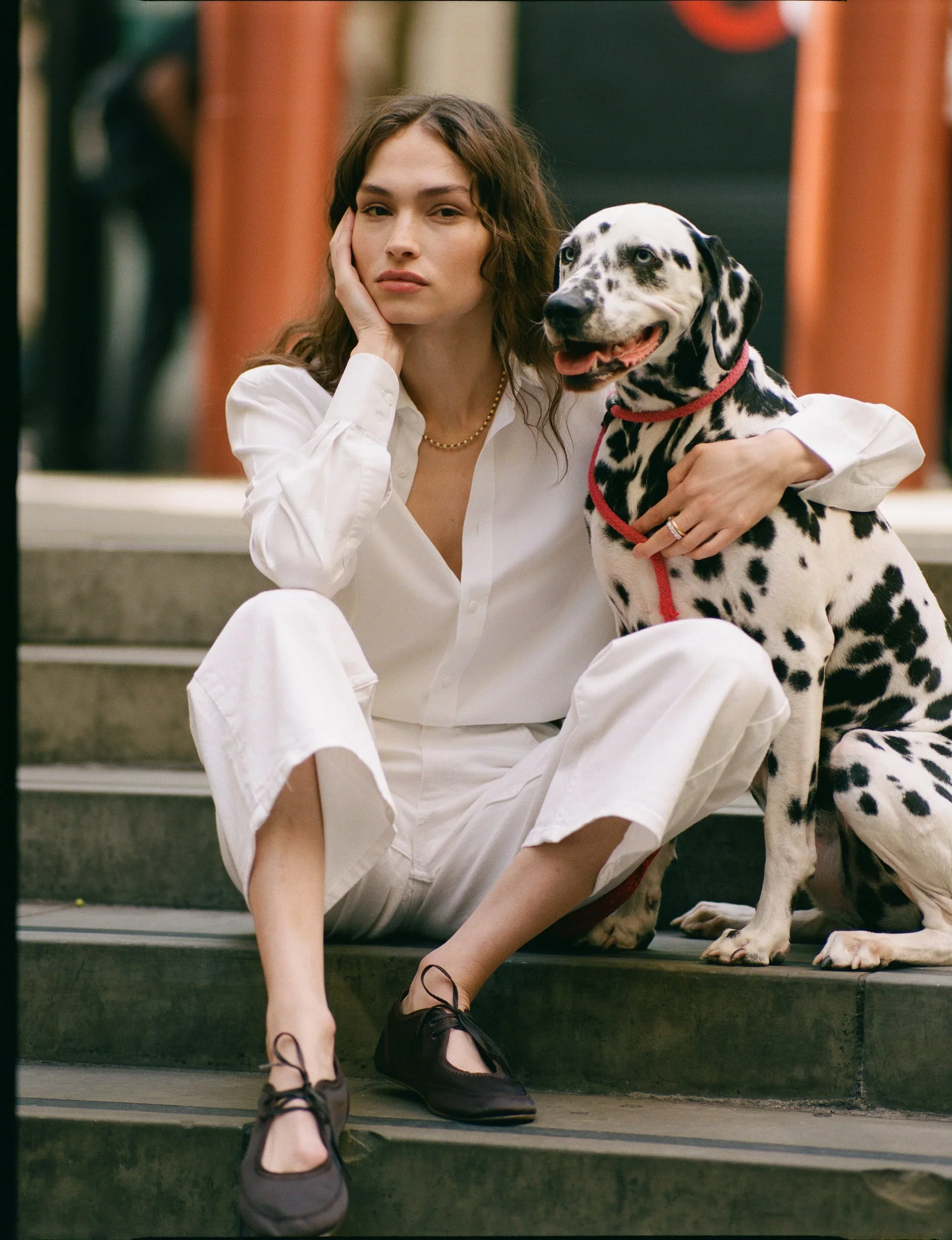 The Boyfriend: TENCEL™ Lyocell, Off-White - With Nothing Underneath