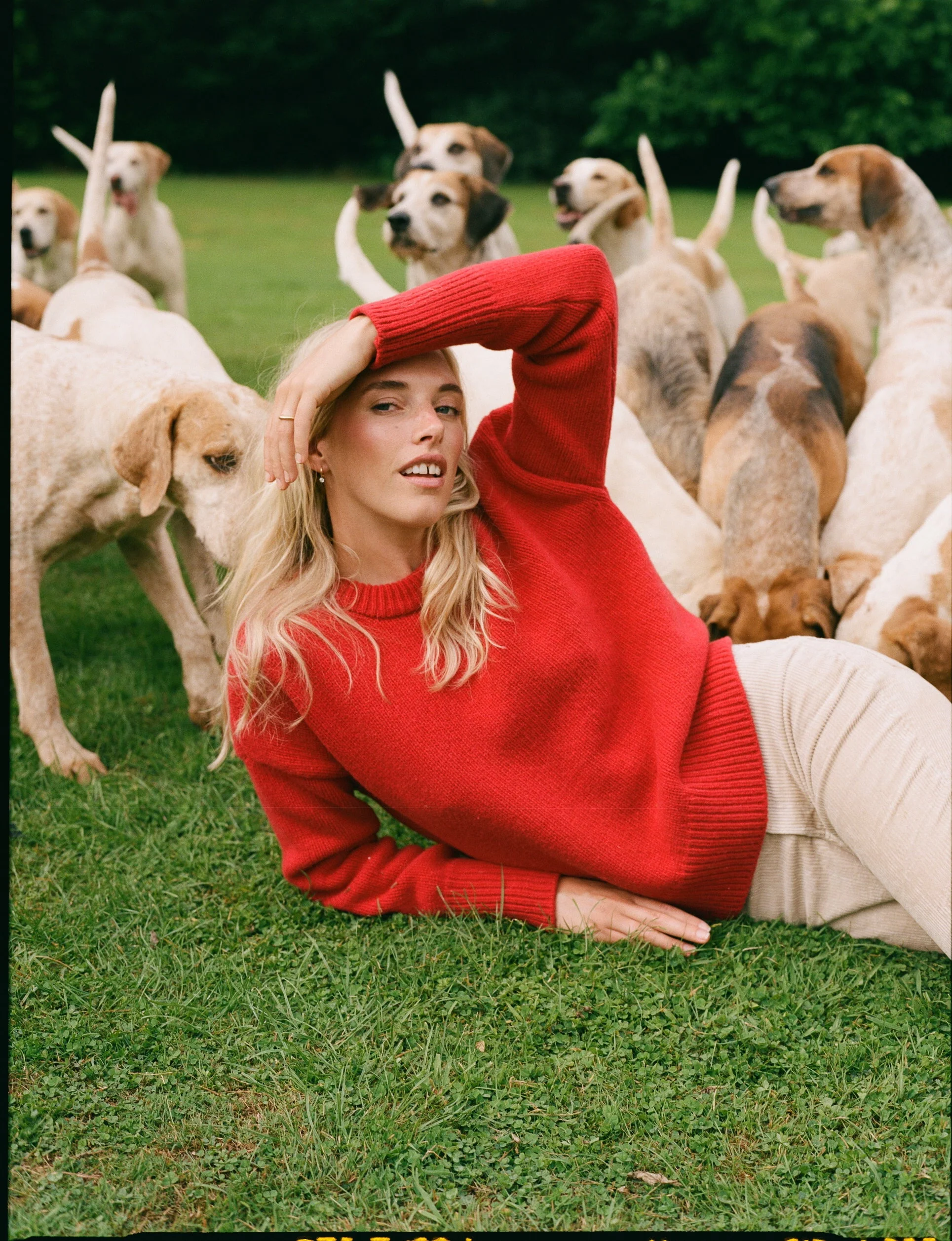 Cornwall Jumper: Wool, Red - With Nothing Underneath