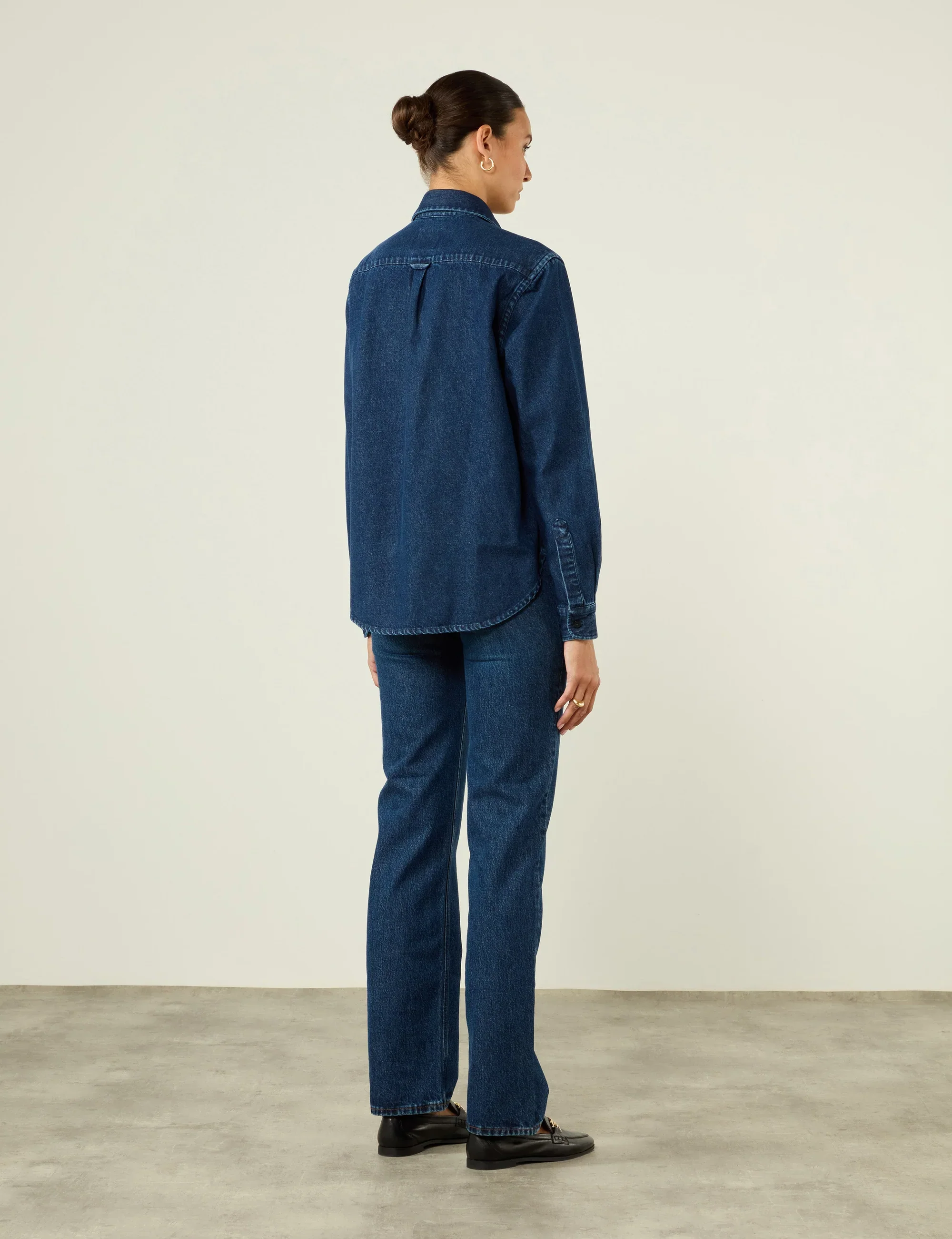 The Classic: Denim, Indigo - With Nothing Underneath