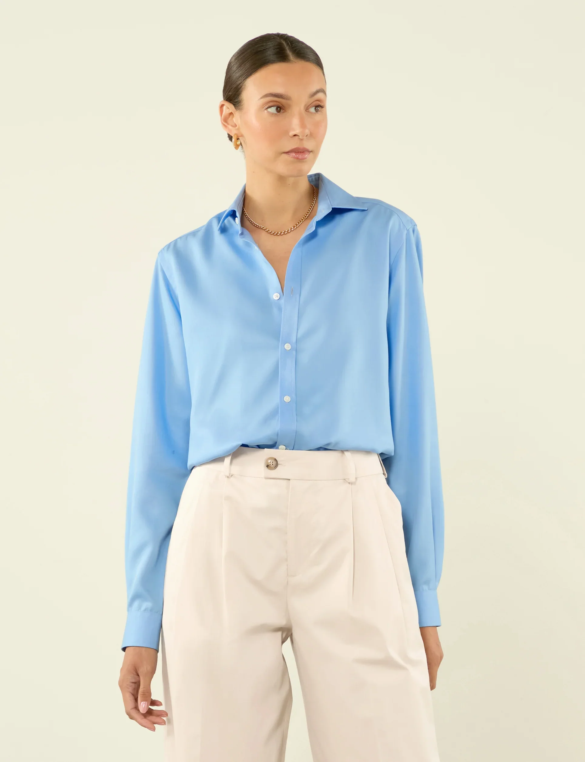 The Classic: TENCEL™ Lyocell, Cornflower Blue - With Nothing Underneath