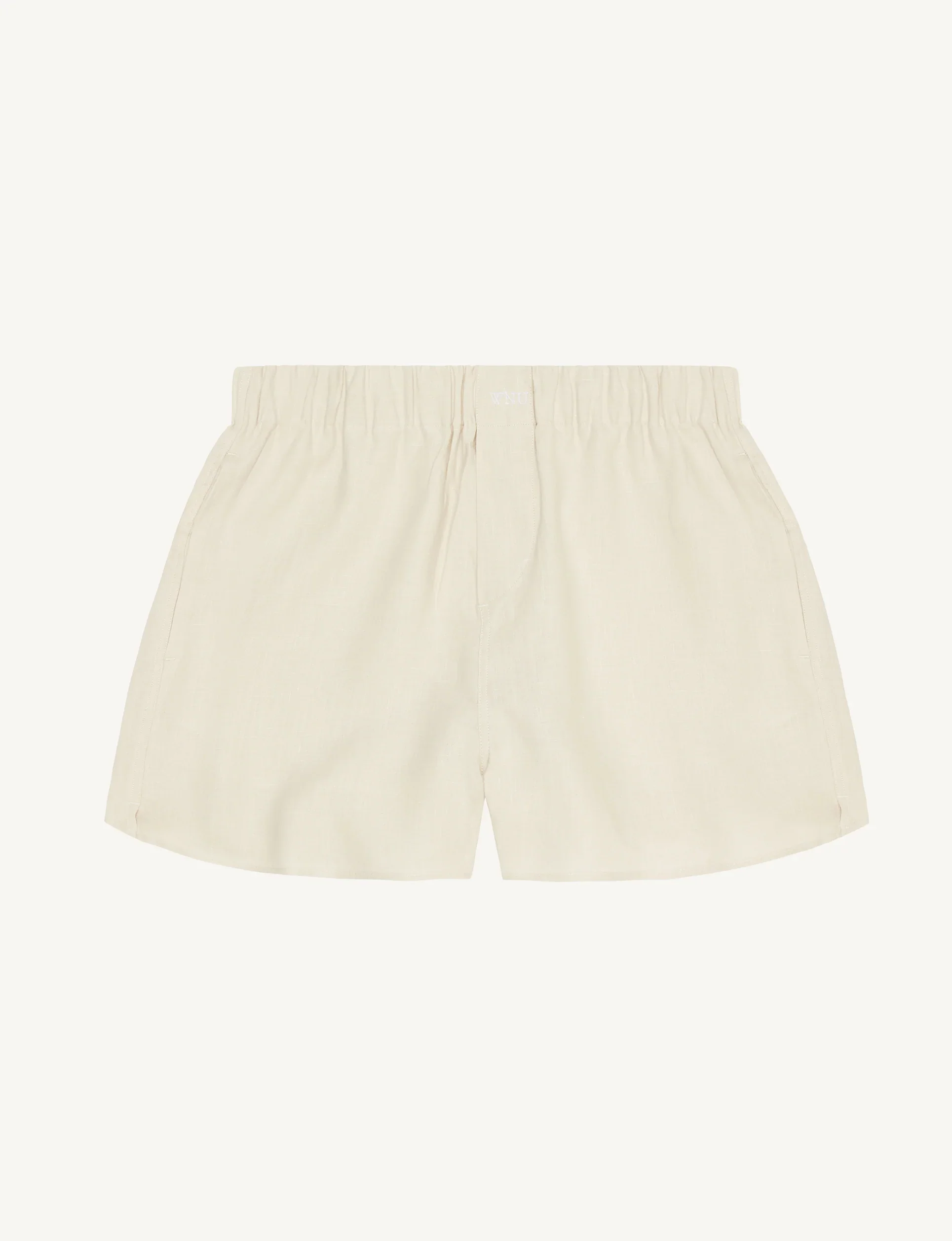 The Boxer: Hemp, Parchment - With Nothing Underneath