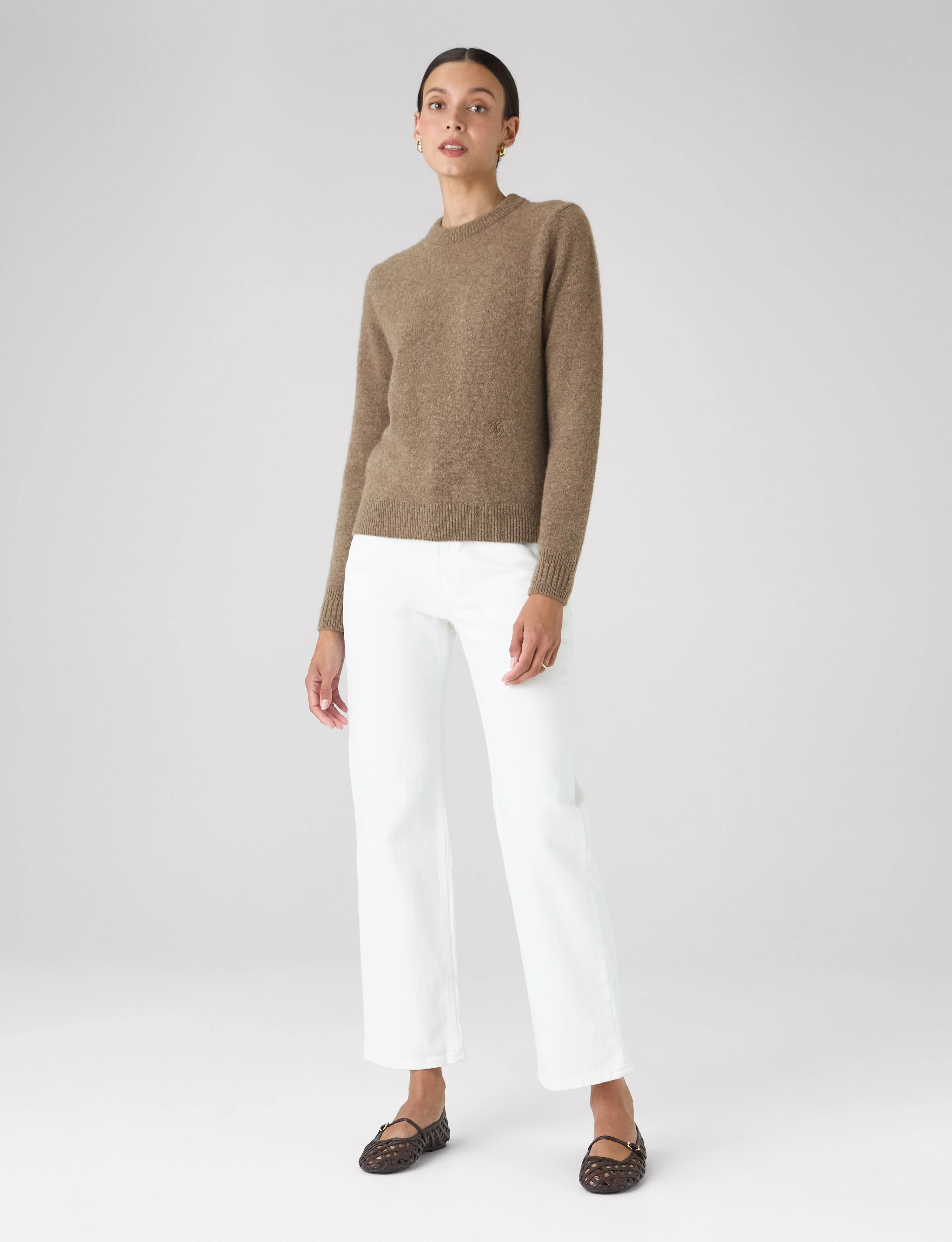 Mull Crew: Yak Wool, Coffee - With Nothing Underneath
