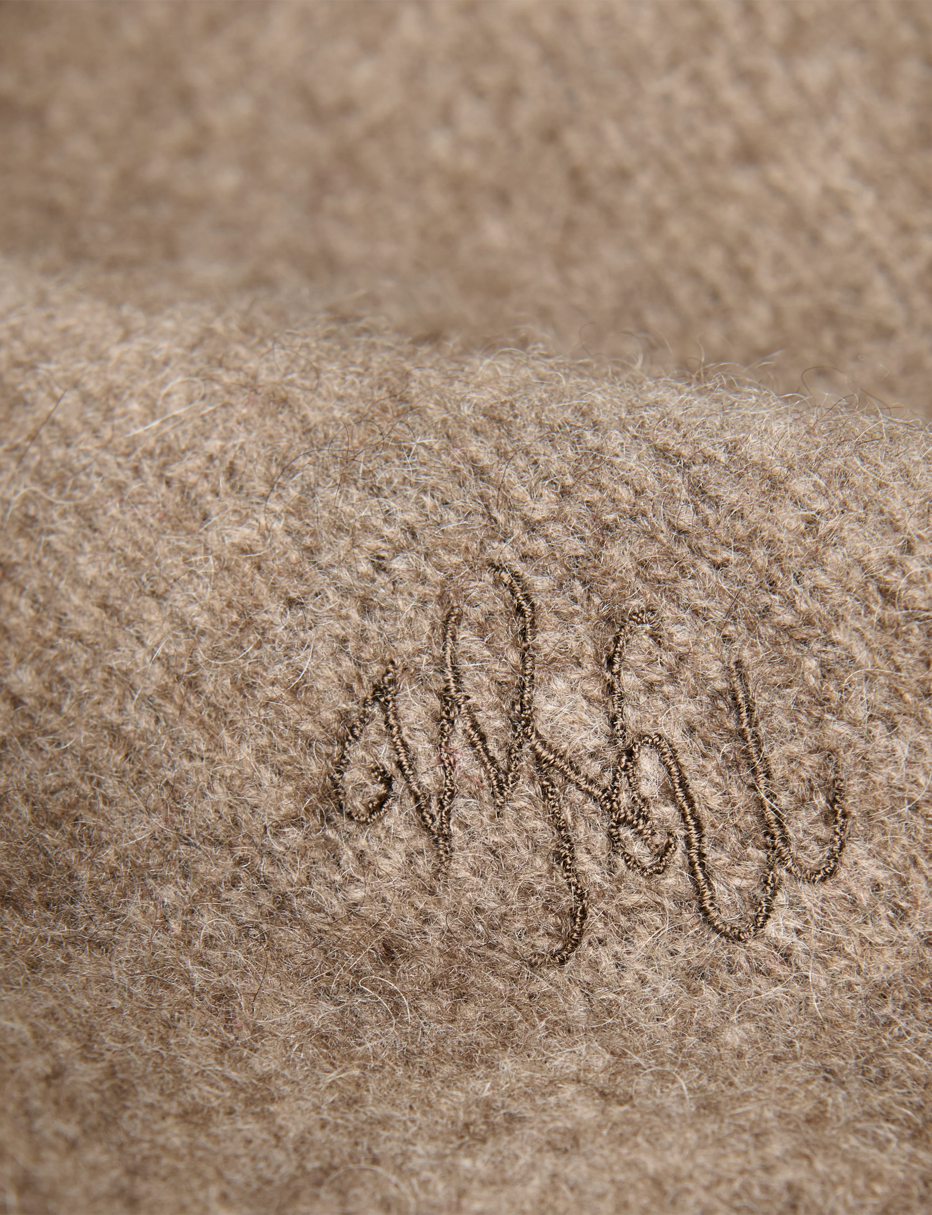 Mull Crew: Yak Wool, Coffee - With Nothing Underneath